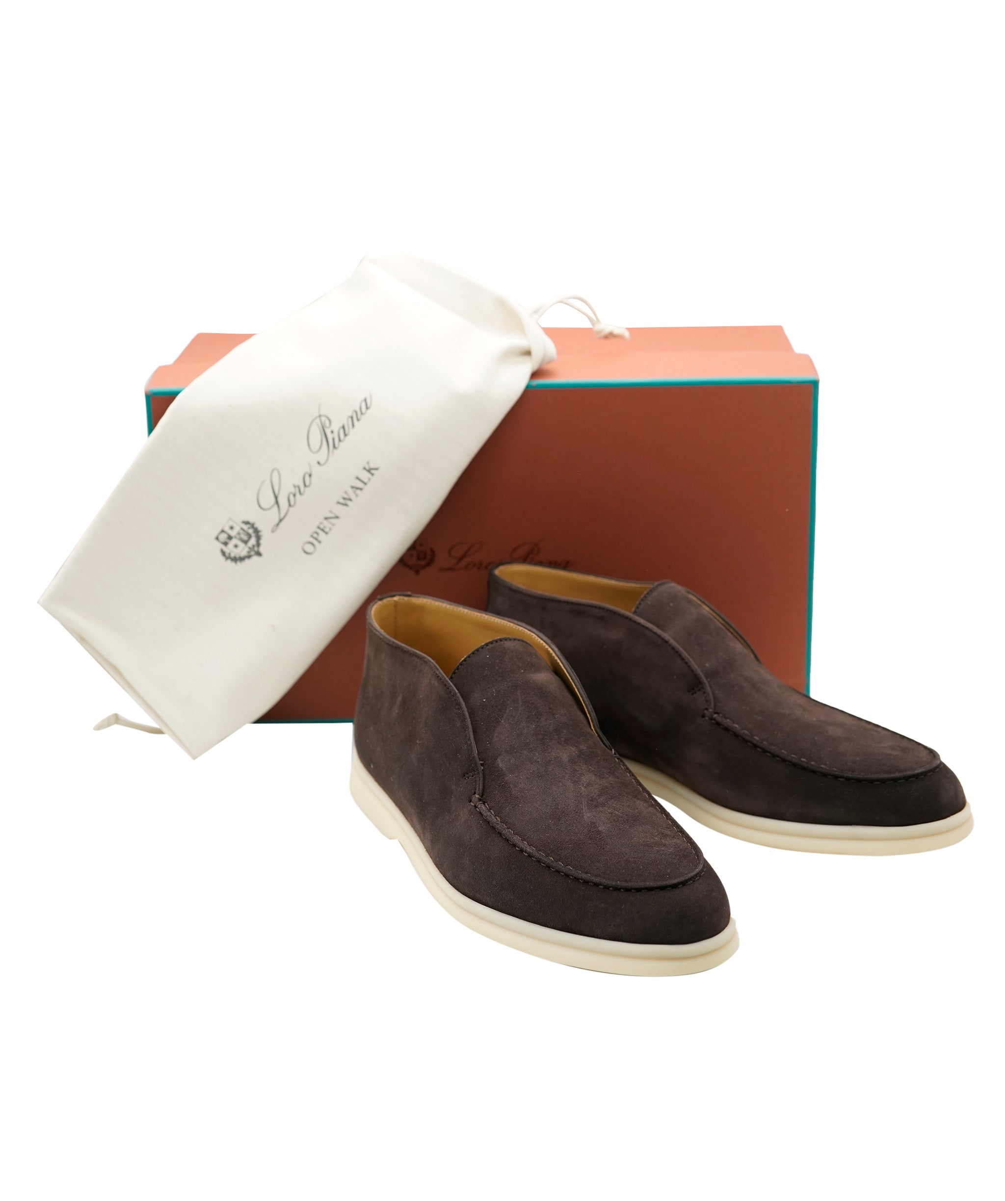 Loro Piana Suede Brown Boots 39.5 ALC3565