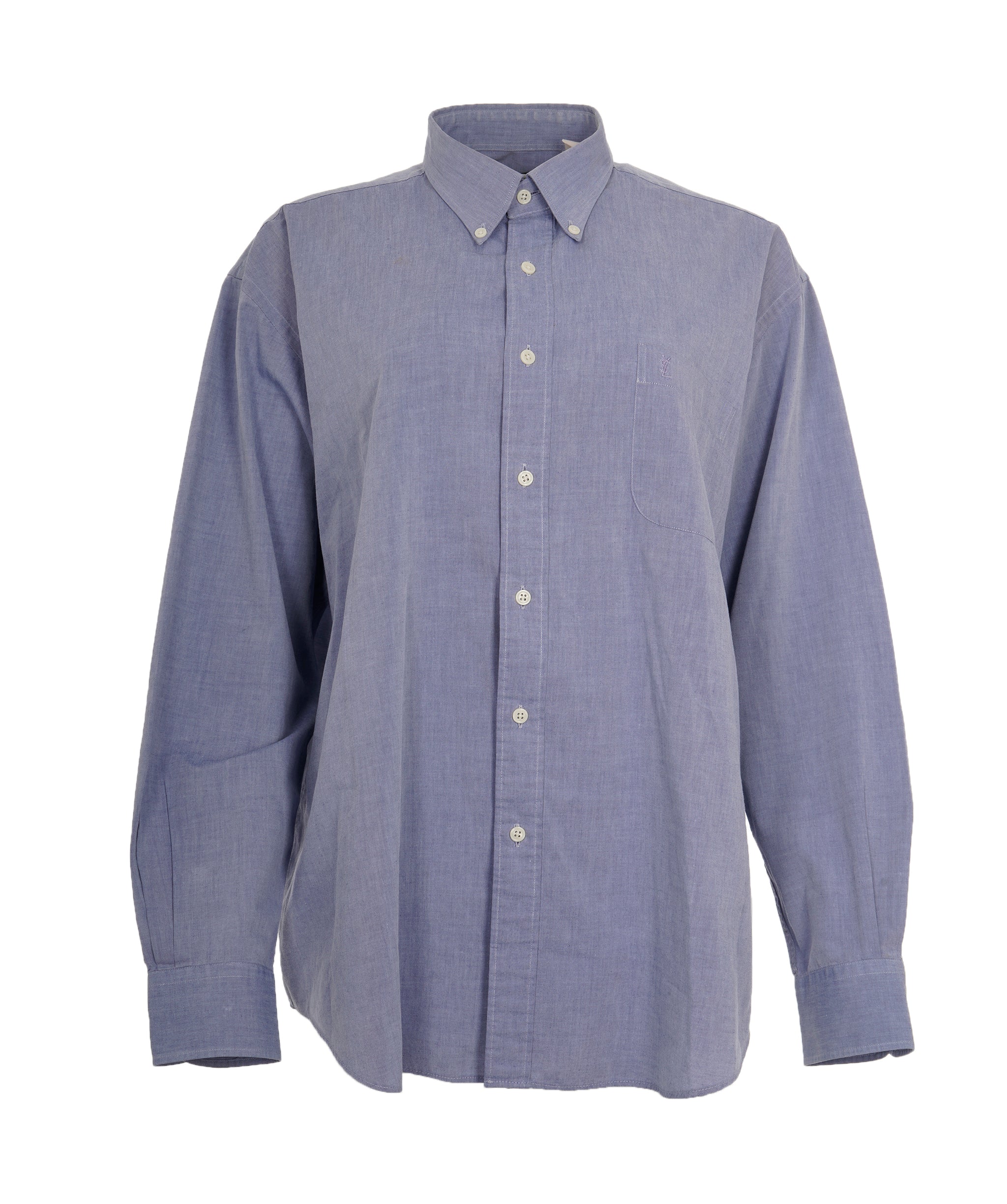 YSL Blue Logo Shirt ALC3563