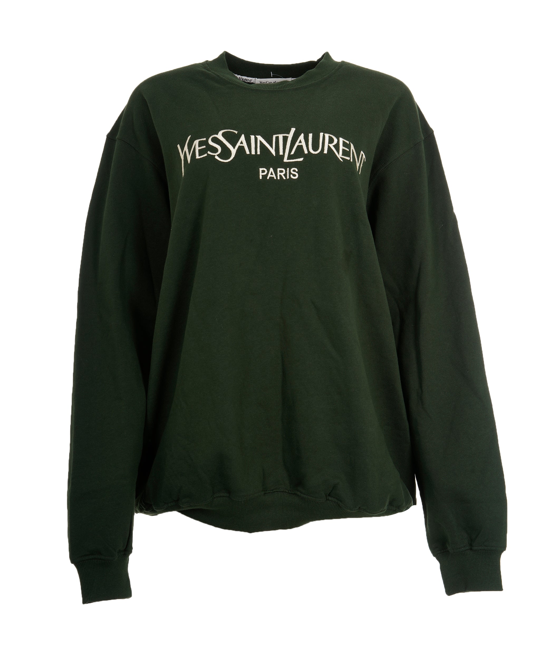 YSL Dark Green Logo Sweatshirt XXL ALC3625