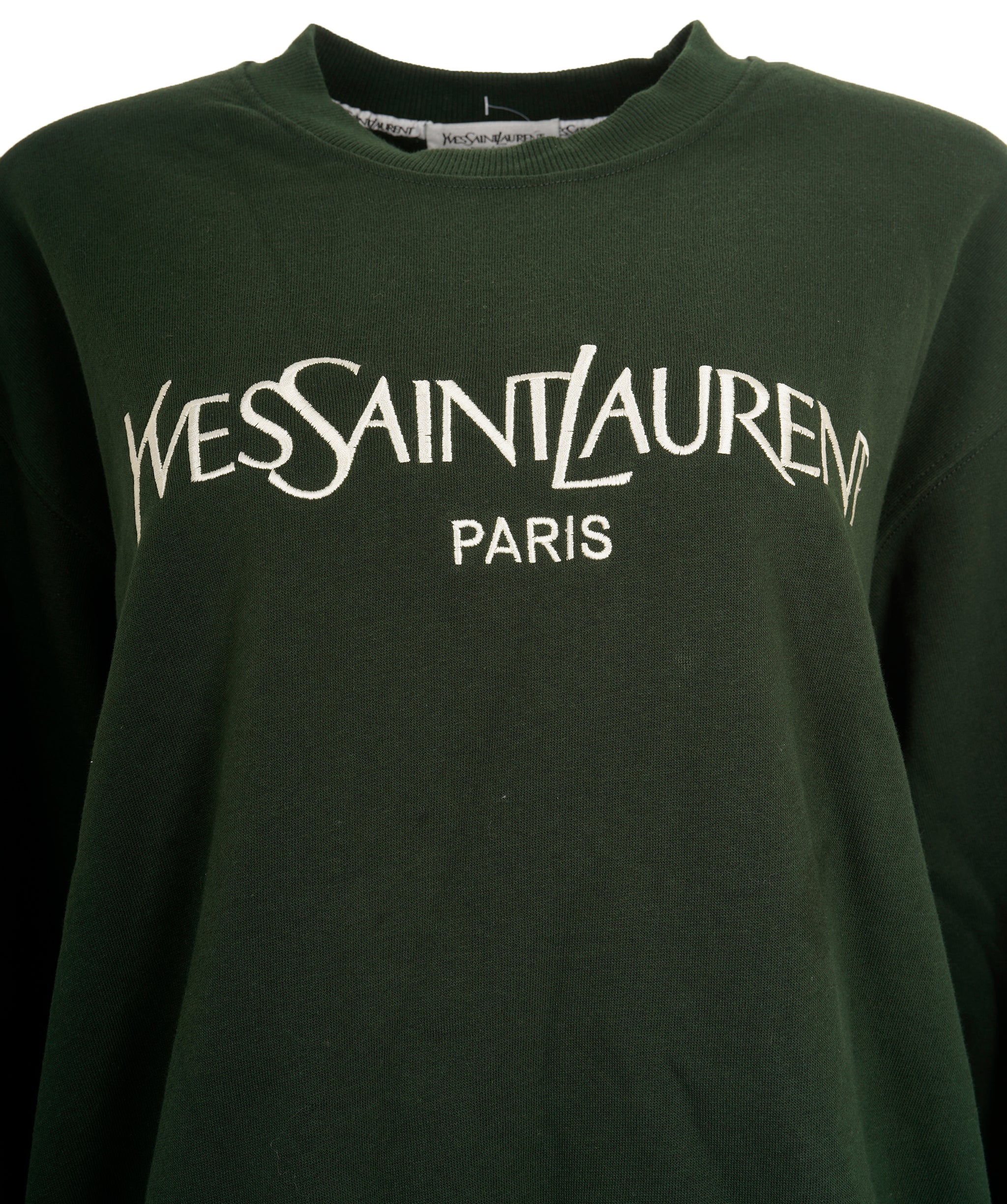 YSL Dark Green Logo Sweatshirt XXL ALC3625