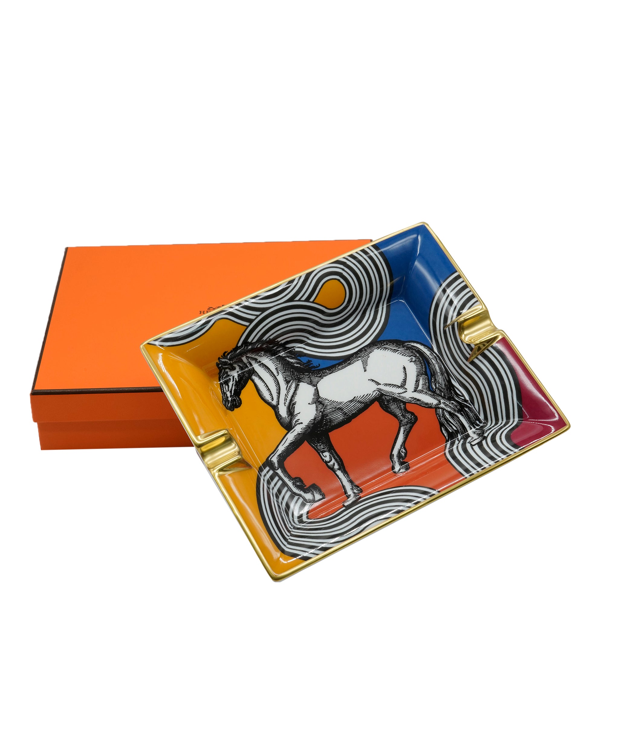 Hermès Cheval Cosmique Ashtray 01ASH791 DBXM0067