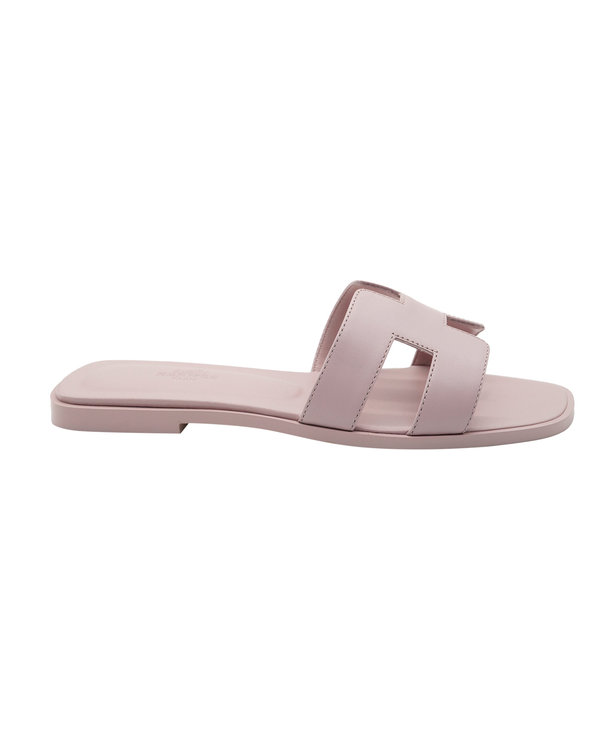 Hermès Oran Sandal Rose Cancan Box Size 37 01SHU2454 DBXM0075