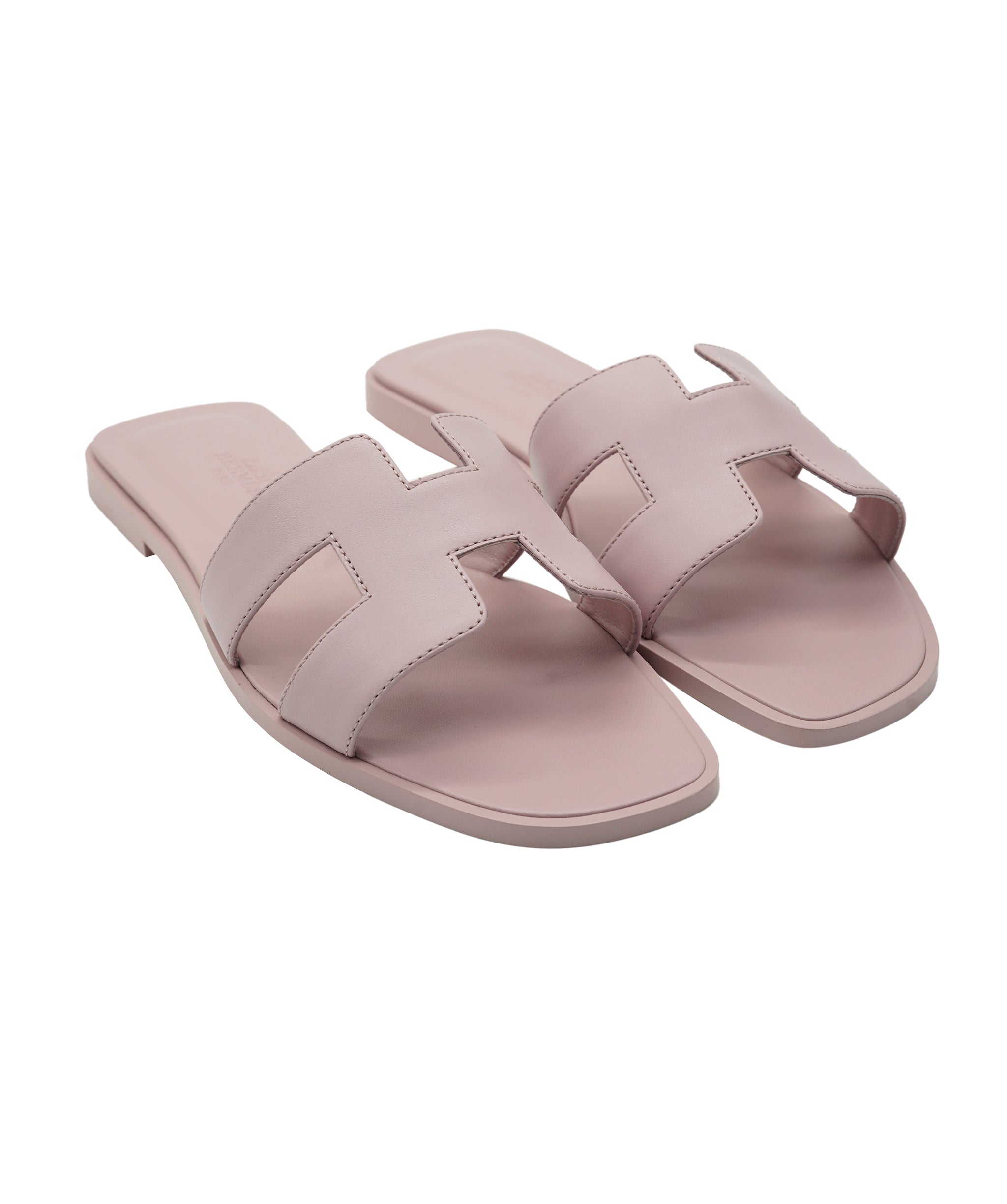 Hermès Oran Sandal Rose Cancan Box Size 37 01SHU2454 DBXM0075