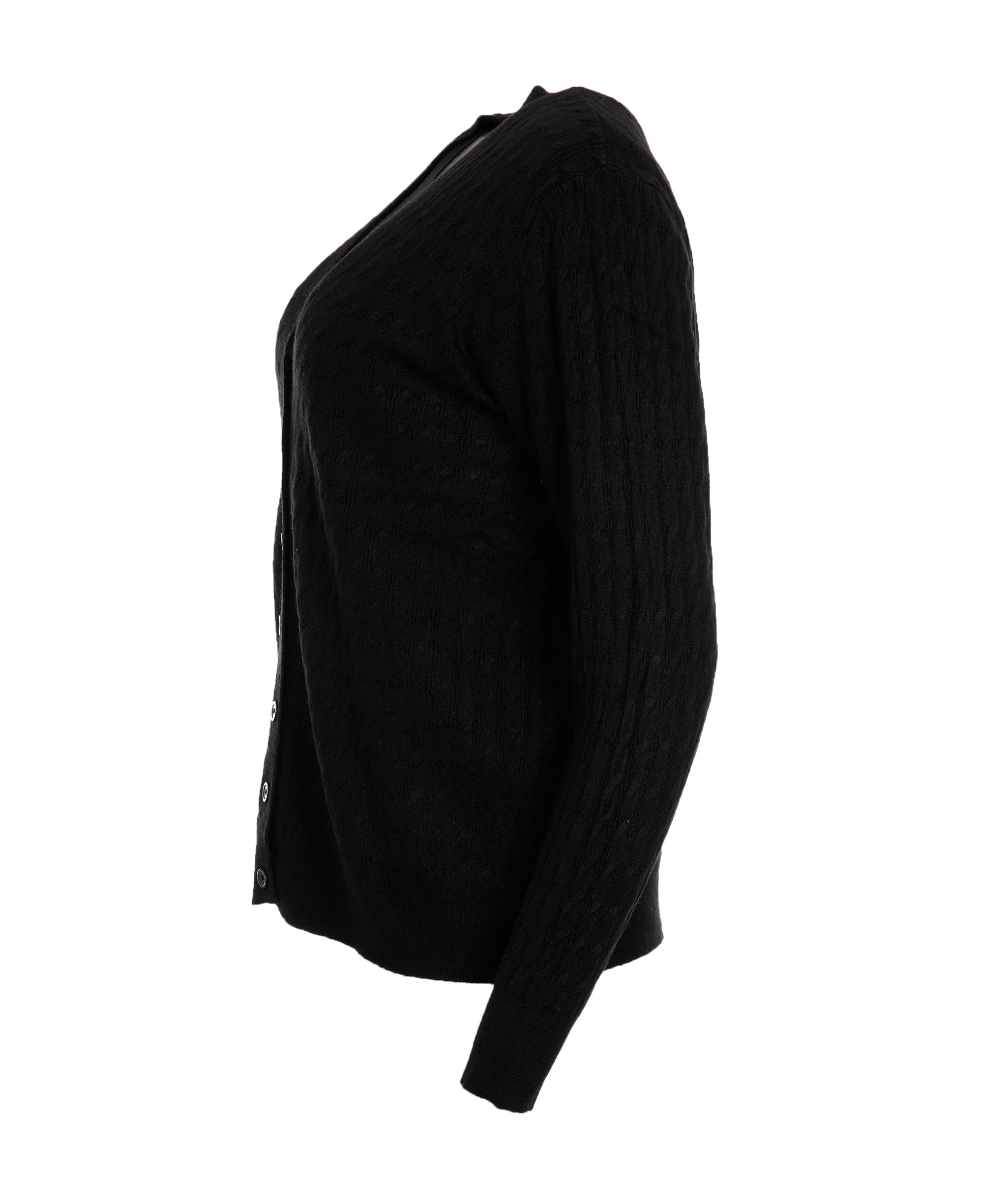 Daphne Black 2 Piece Top and Cardigan M/L DBXL0125