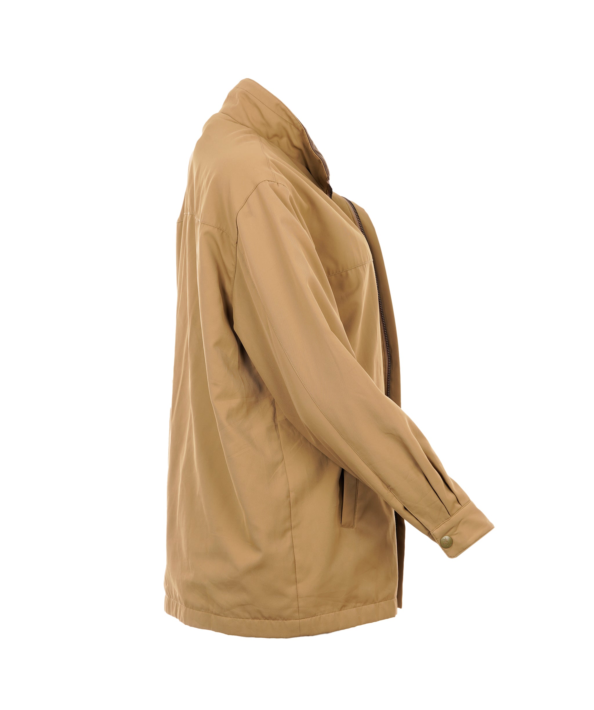Vintage YSL Beige Windbreaker Jacket Size L ANC1740