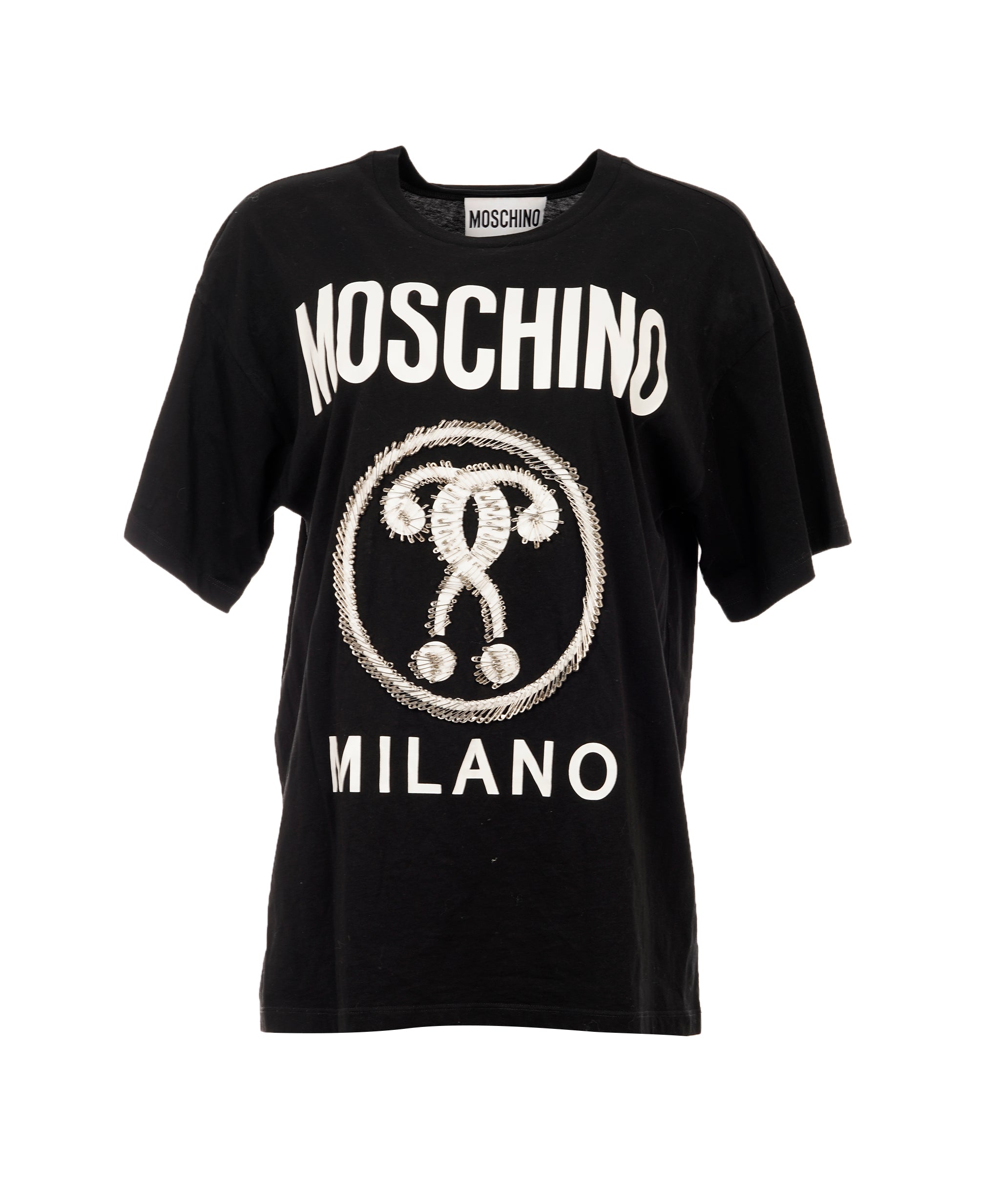 Moschino Black Pin Logo Top ANC1732
