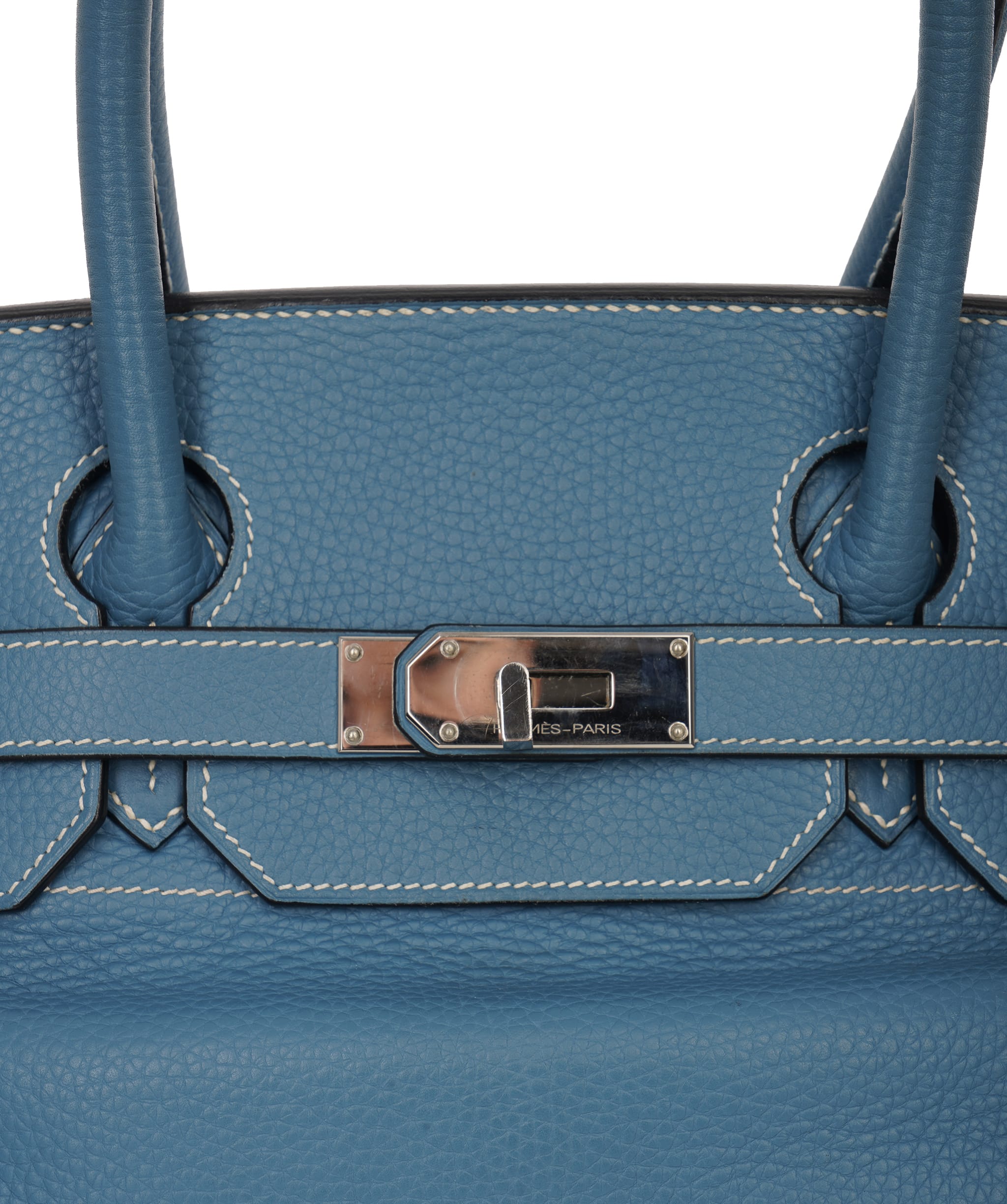 Hermès Shoulder Birkin 42cm Blue Jean With GHW ALC4151