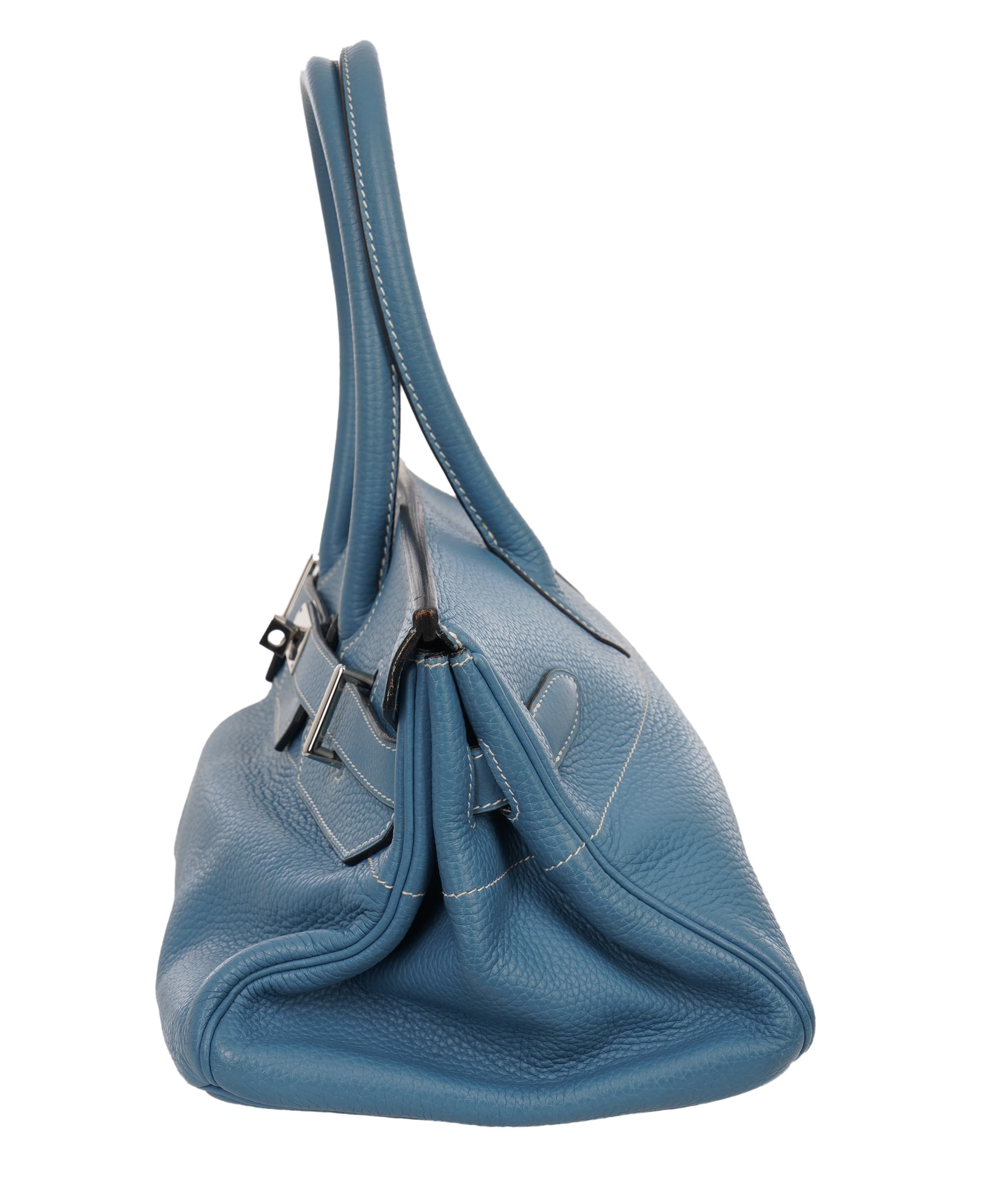 Hermès Shoulder Birkin 42cm Blue Jean With GHW ALC4151