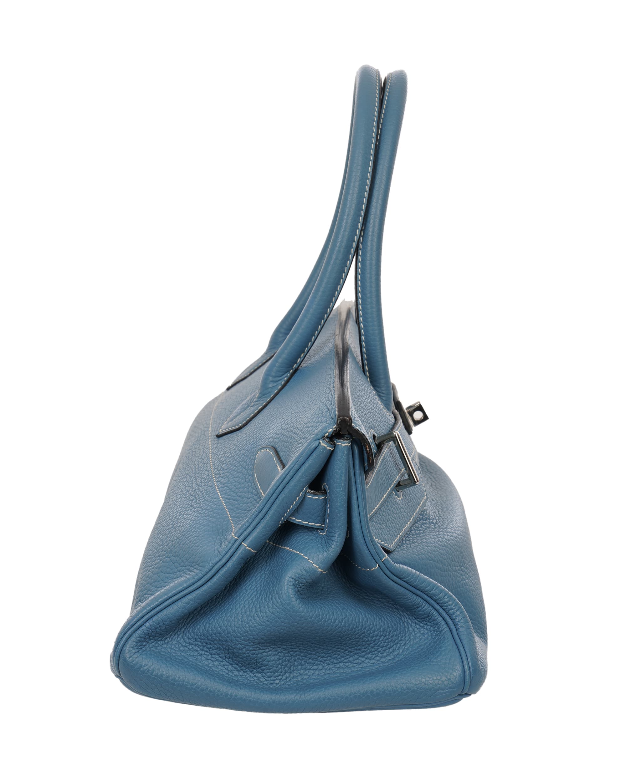 Hermès Shoulder Birkin 42cm Blue Jean With GHW ALC4151