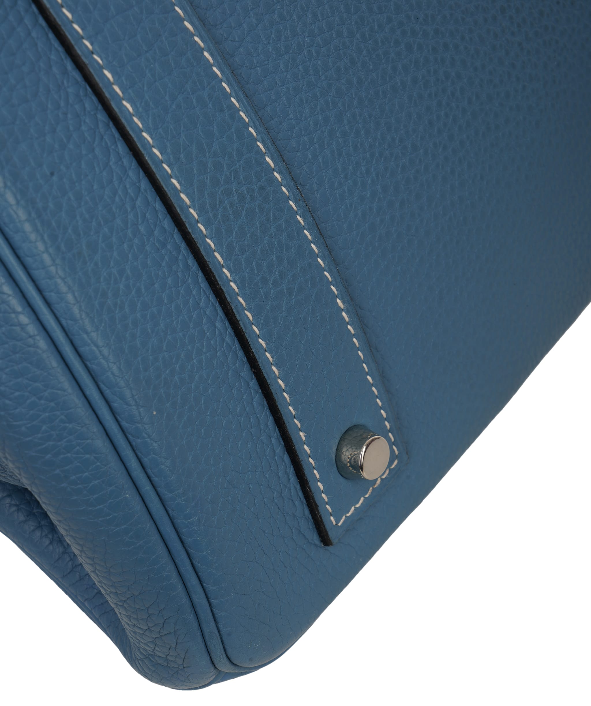 Hermès Shoulder Birkin 42cm Blue Jean With GHW ALC4151