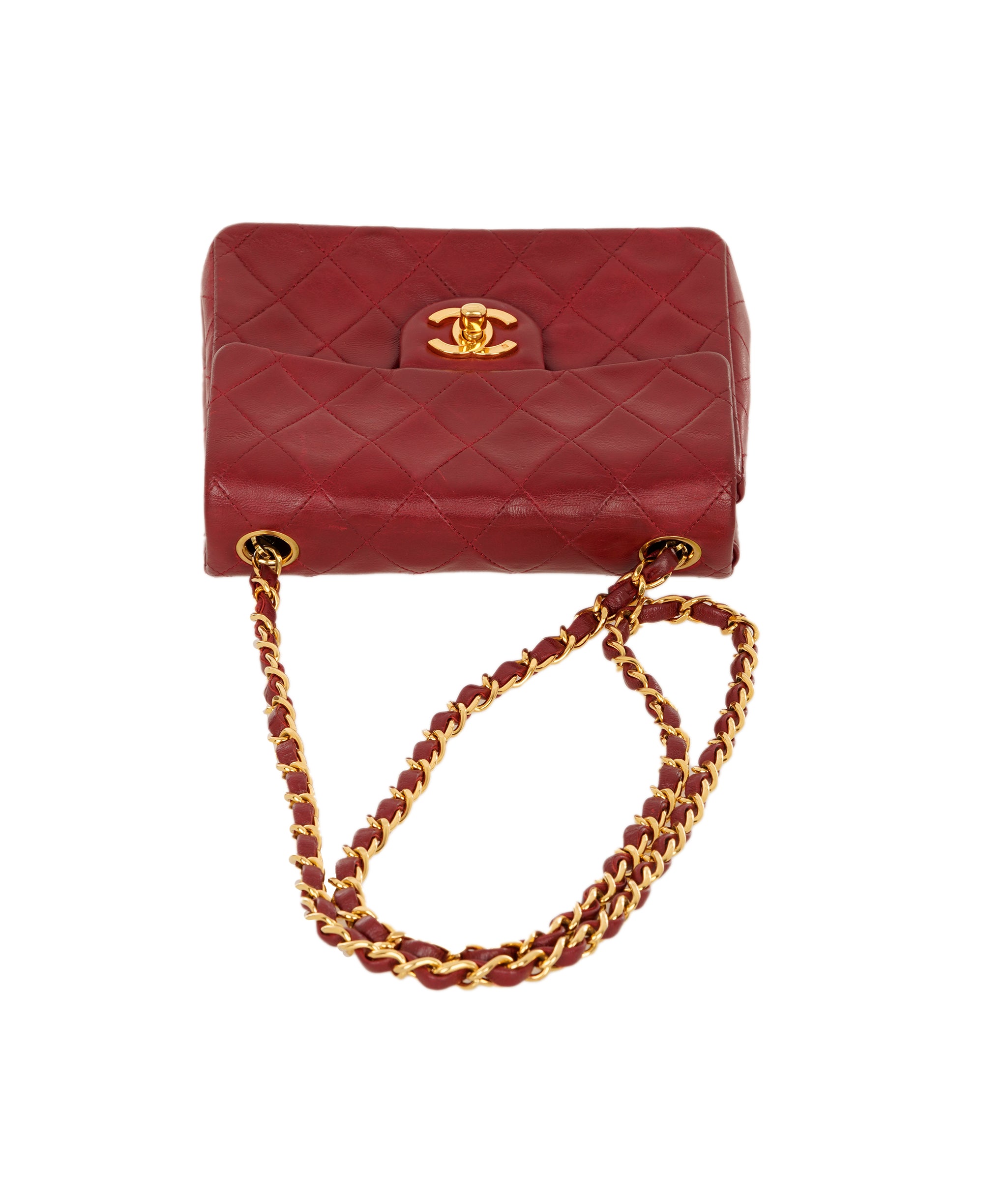 Chanel Matelassé Lambskin - RED ALC4158