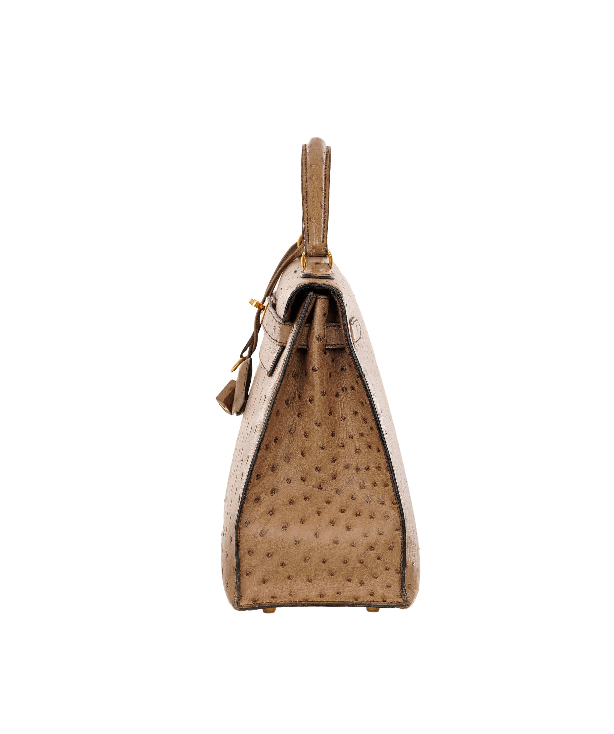 Hermès Kelly 32 in Etoupe Vintage Ostrich ALC4155