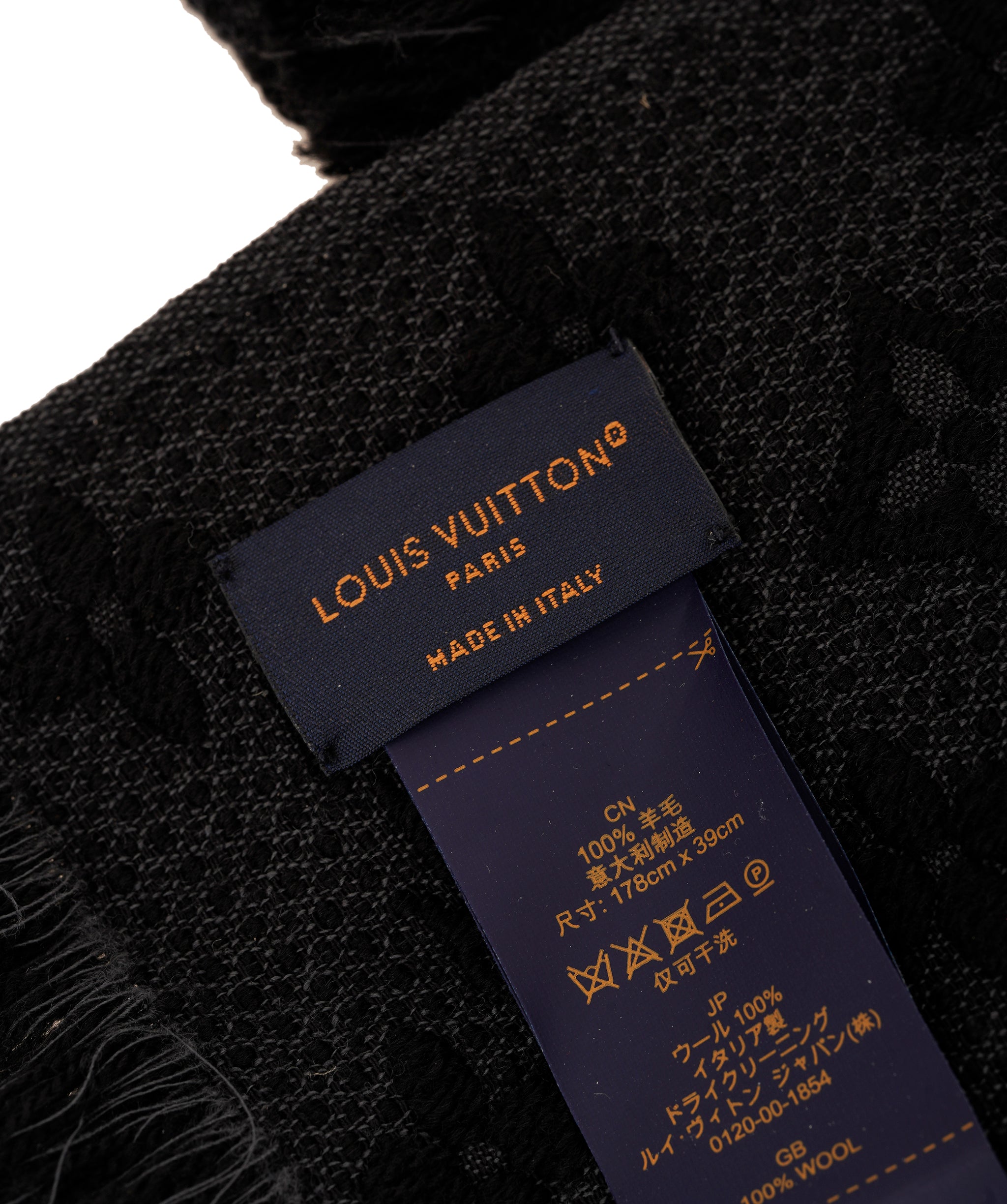 Louis Vuitton Black Scarf