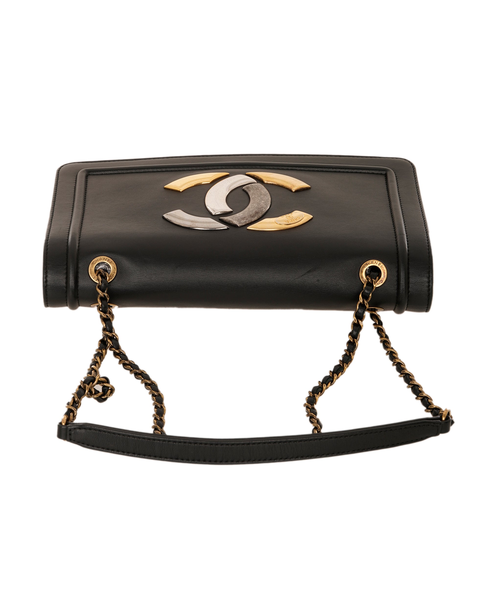 Chanel Mixed Tone CC Flap Black ALC4170