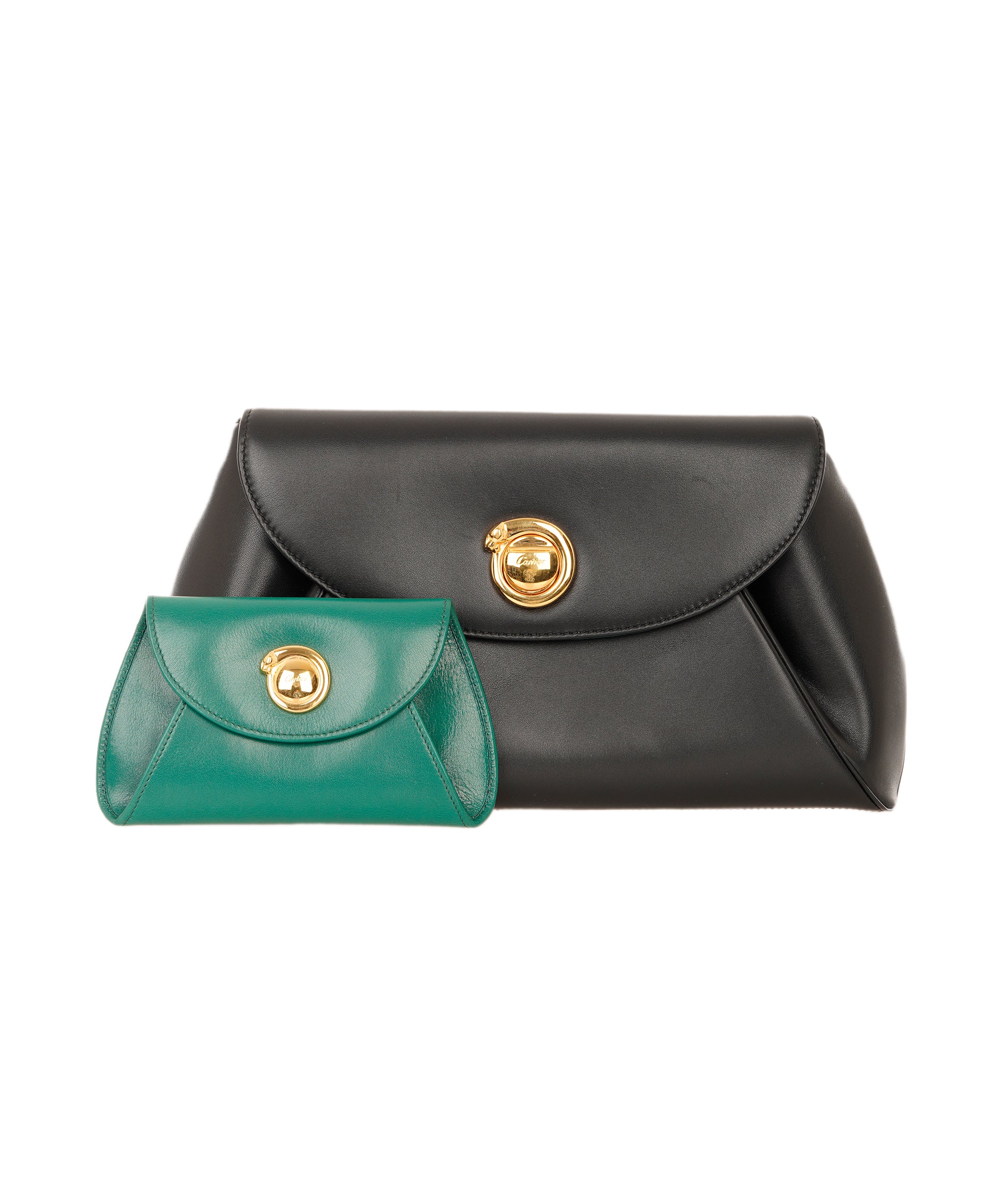 Cartier Panthère Leather Clutch - BLACK ALC4163