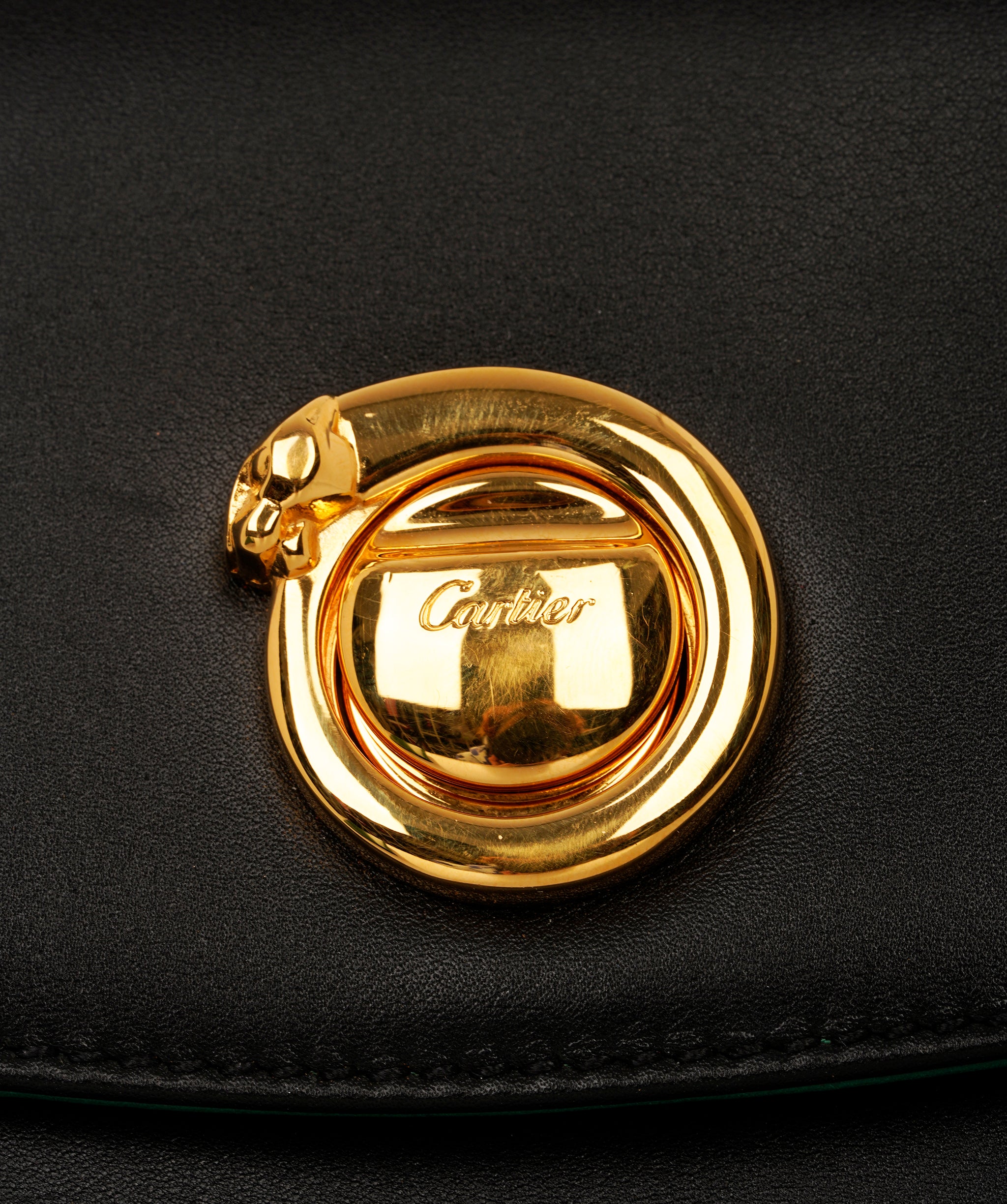 Cartier Panthère Leather Clutch - BLACK ALC4163