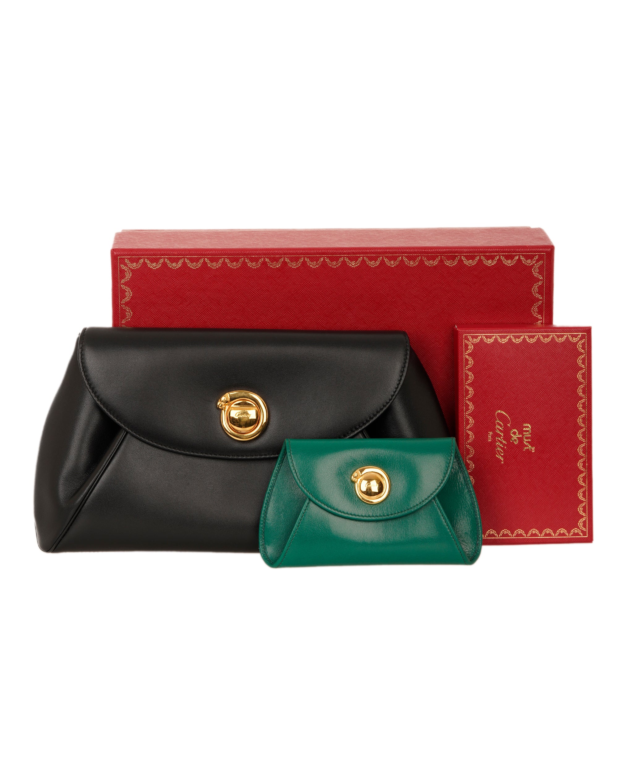 Cartier Panthère Leather Clutch - BLACK ALC4163
