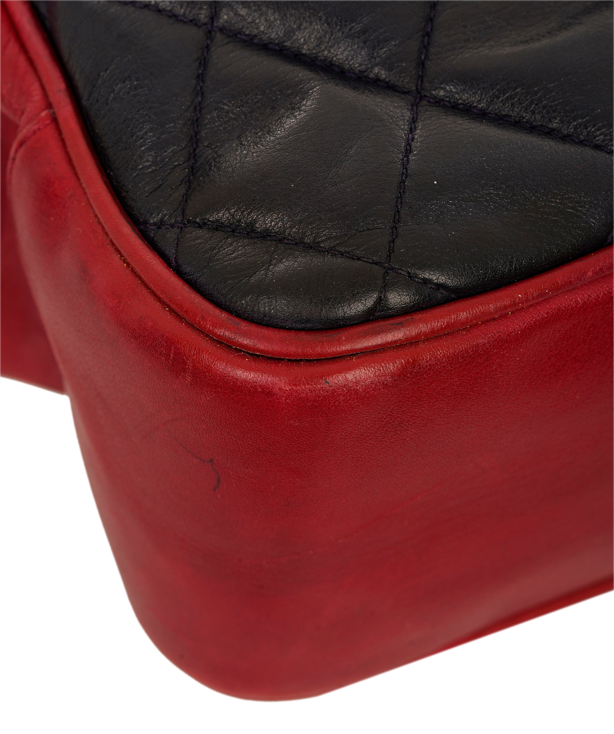 Chanel Chanel Bicolor Shoulder Bag Red/Navy - NAVY ALC4161