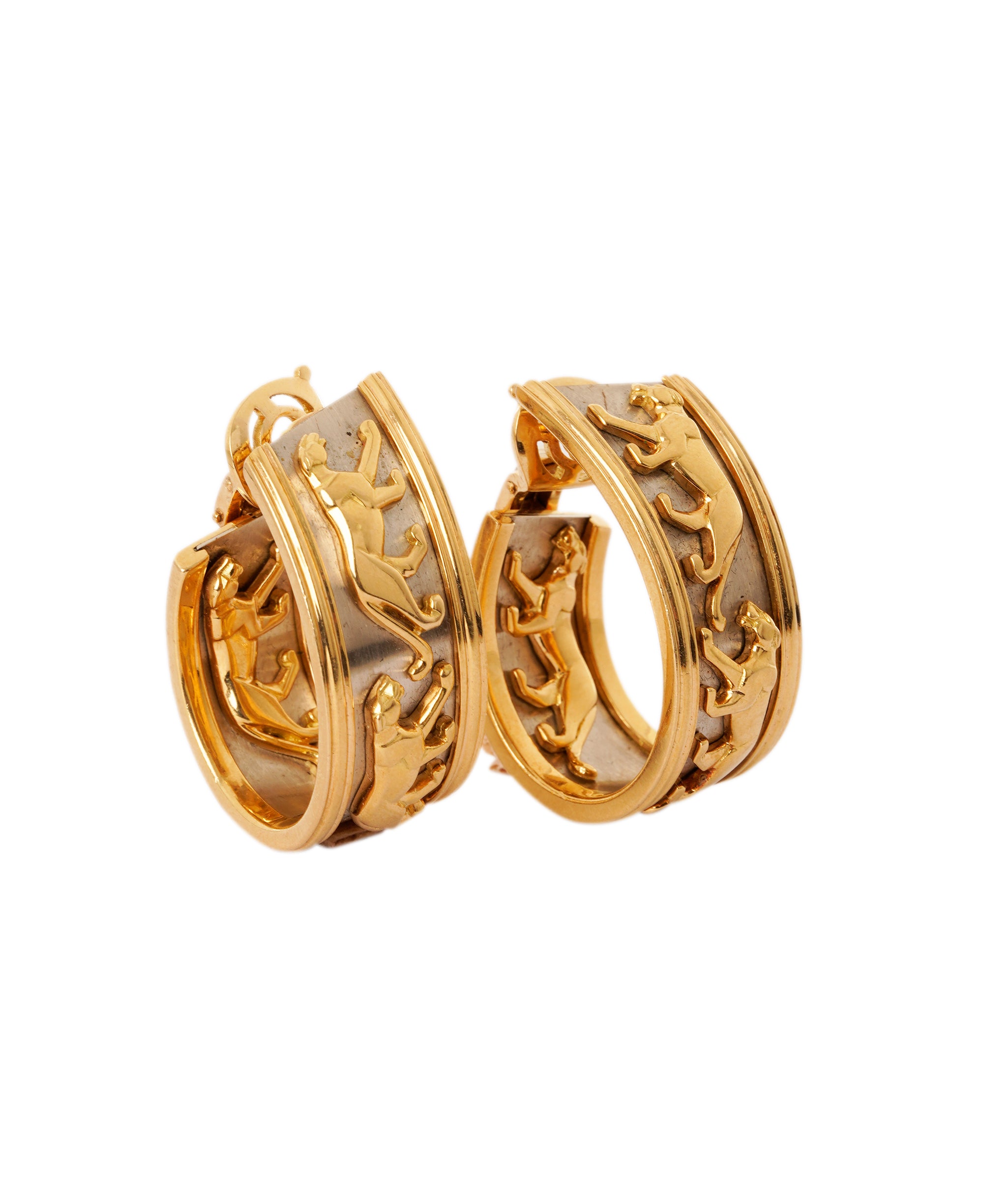 CARTIER Panthere Earrings WA24684
