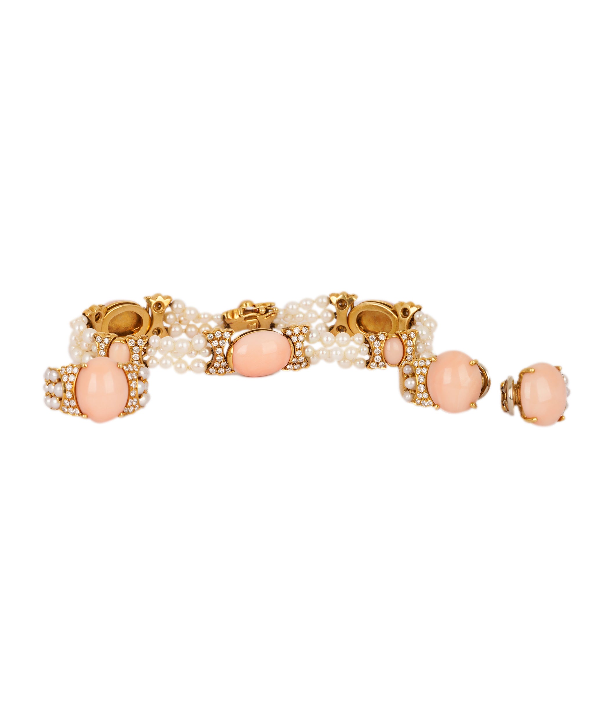 Coral, Diamond and Pearl Set WA24635