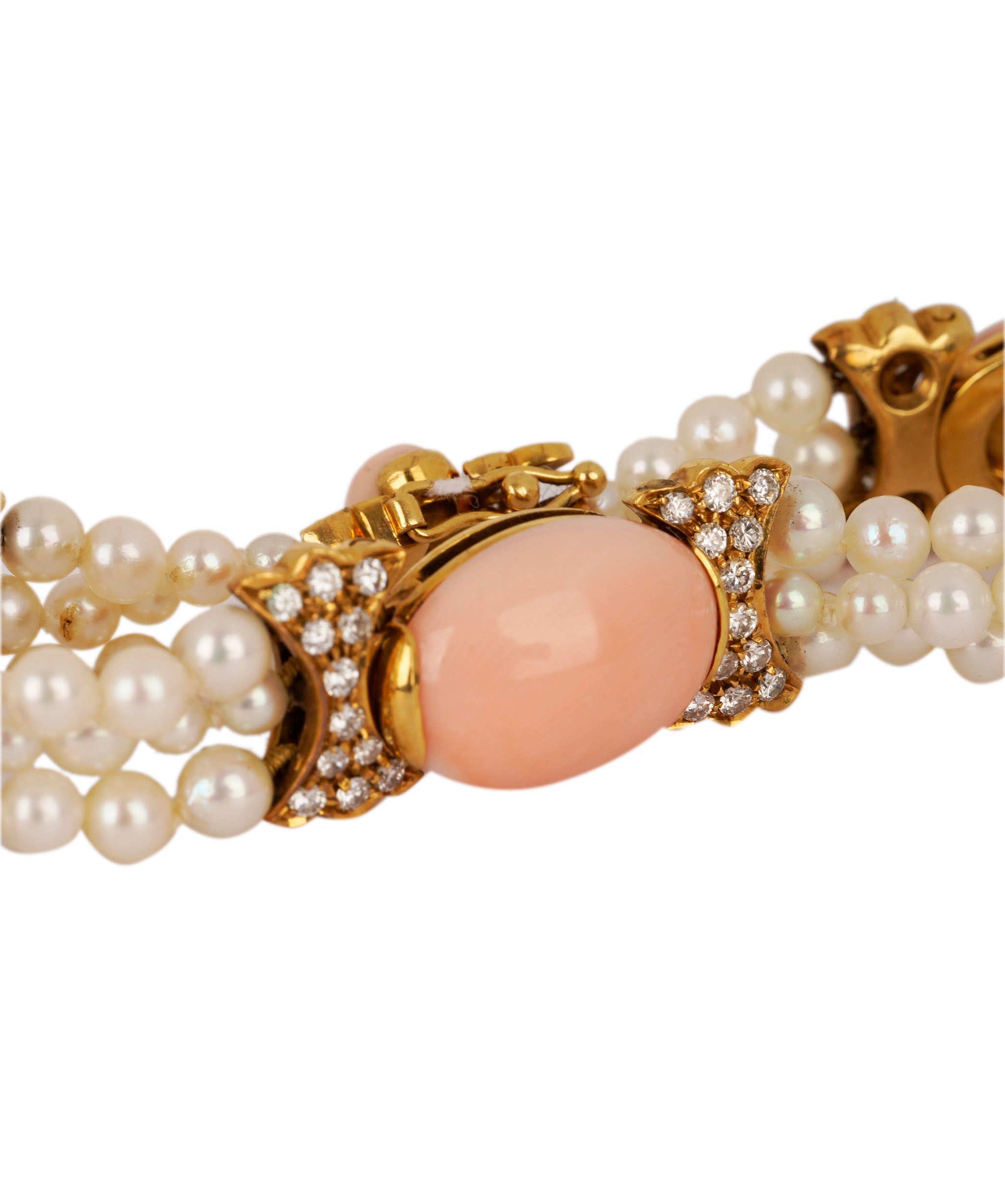 Coral, Diamond and Pearl Set WA24635