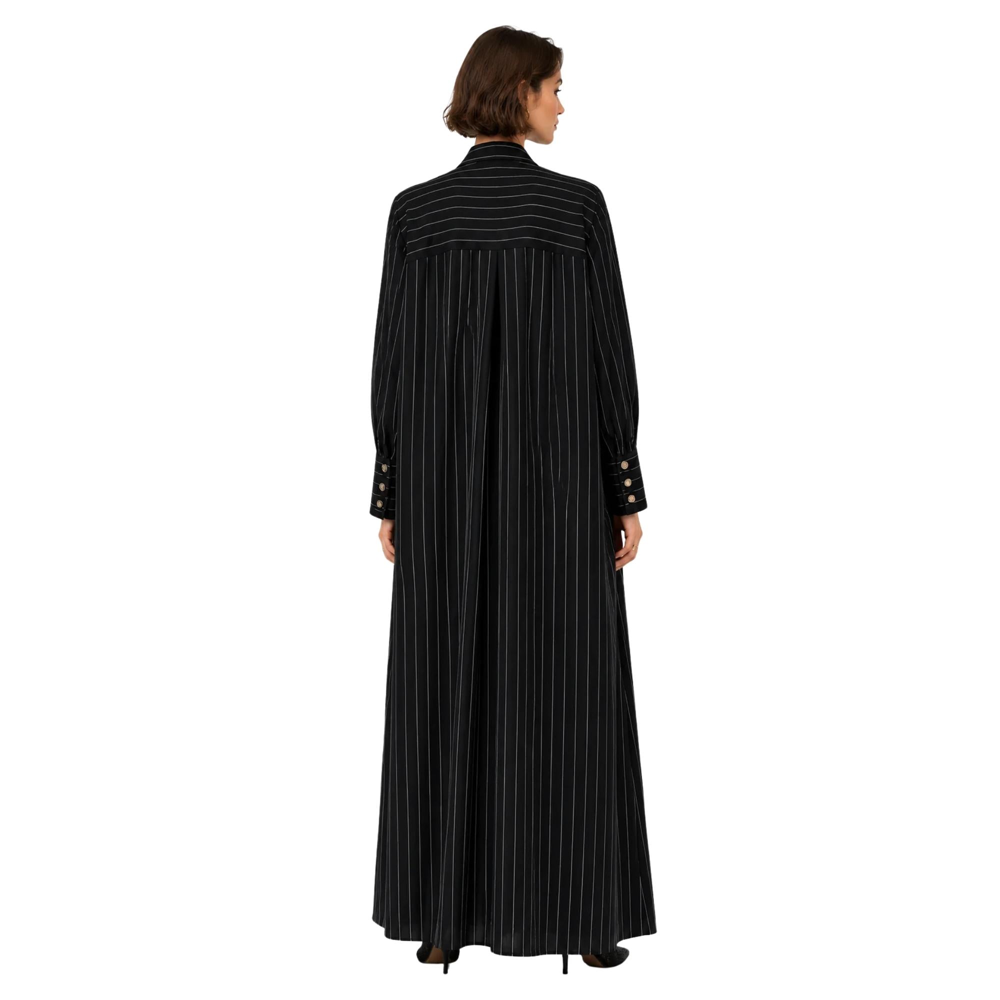 LINEN WRAP MAXI DRESS (فستان) “DUNE”
