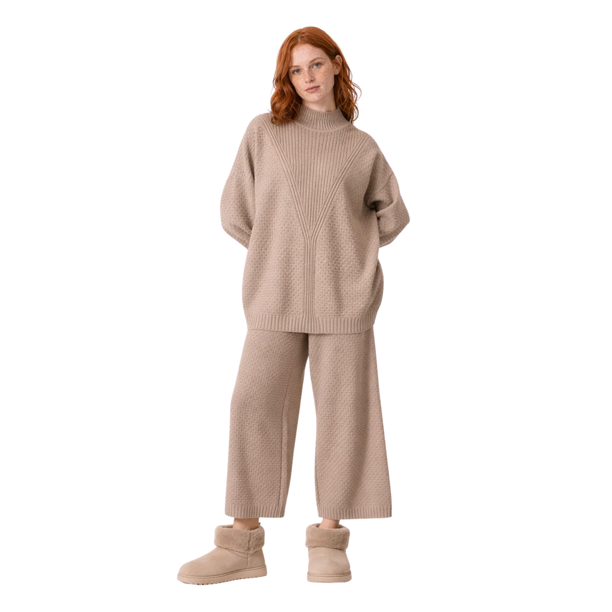 LOOSE FIT COSMO (SWEATER & TROUSERS) SET (زوج)