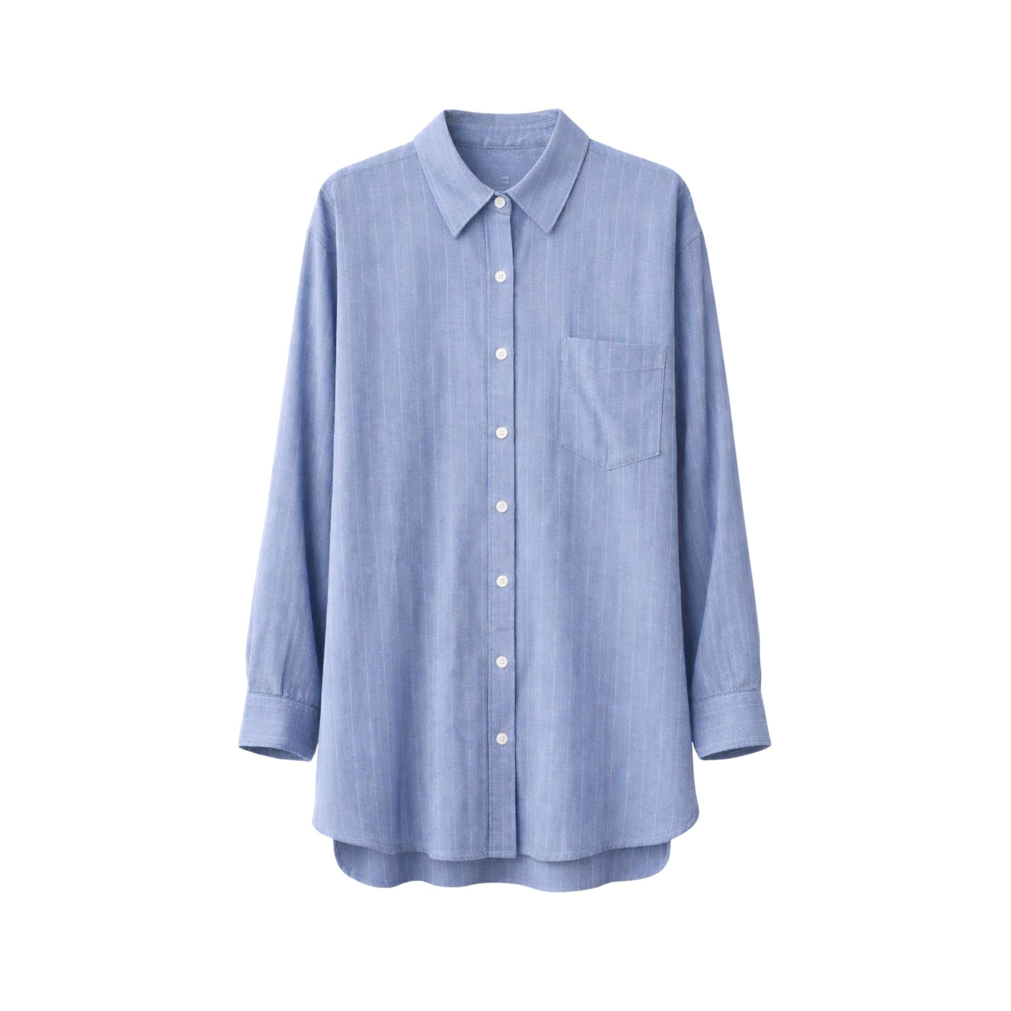 LOOSE FIT STRIPED 2PC SET زوج (SHIRT & PANTS قميص وبنطلون) “JANE LEE"