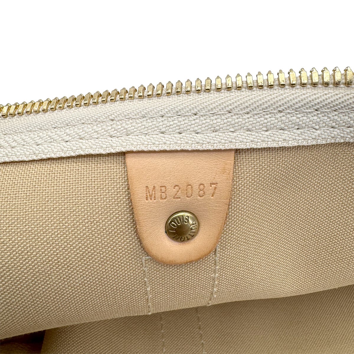 LOUIS VUITTON DAMIER AZUR KEEPALL 50 LUGGAGE WHITE N41430 90324144