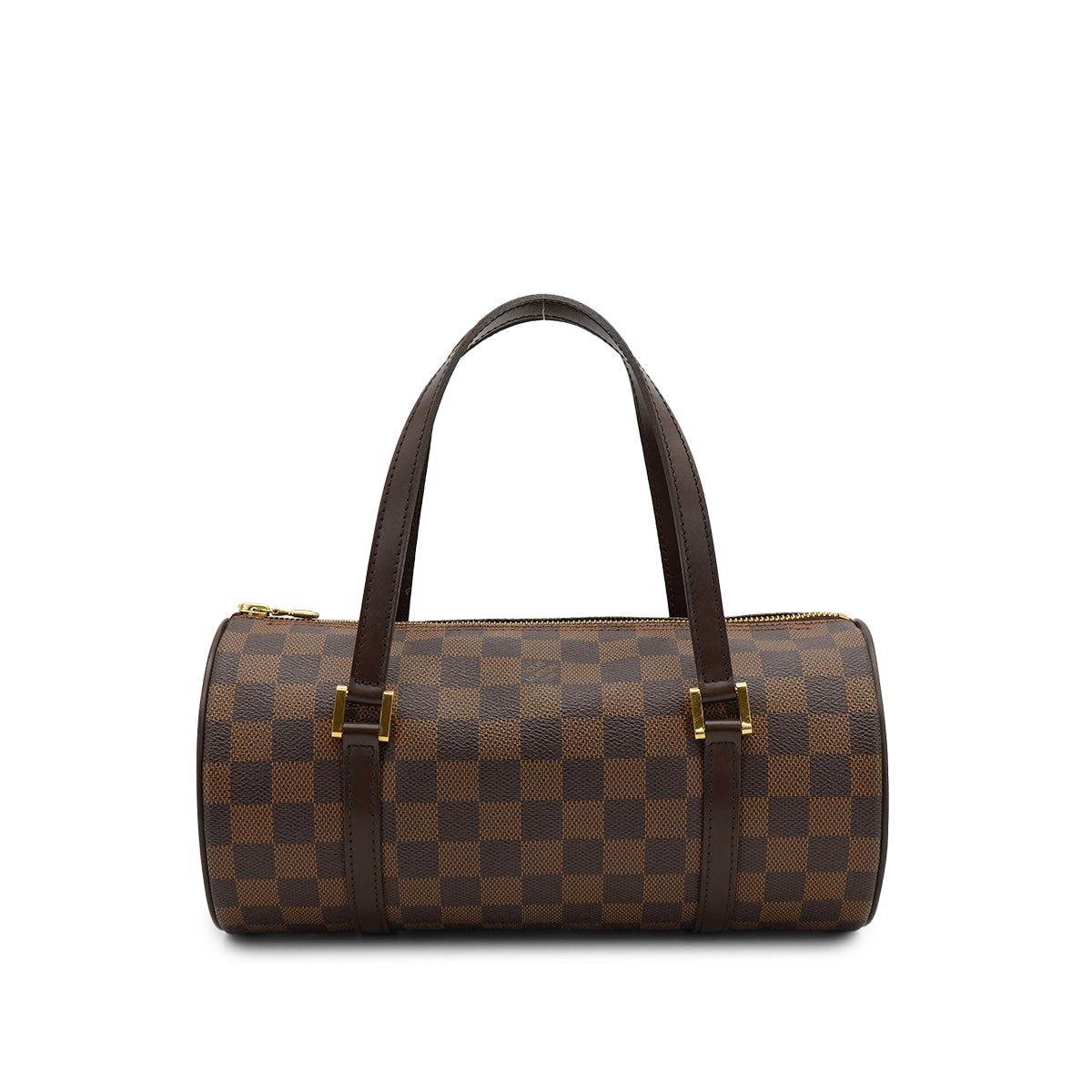 LOUIS VUITTON DAMIER PAPILLON PM HAND BAG EBENE N51304 90326757