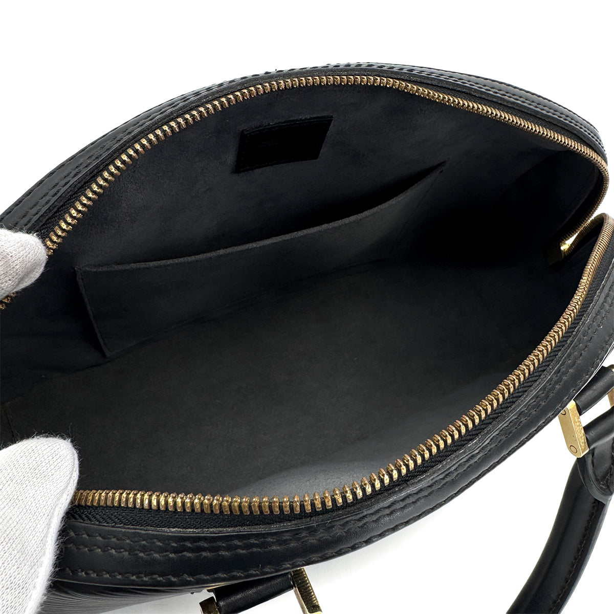 LOUIS VUITTON EPI JASMIN HAND BAG LEATHER NOIR M52782 90317181