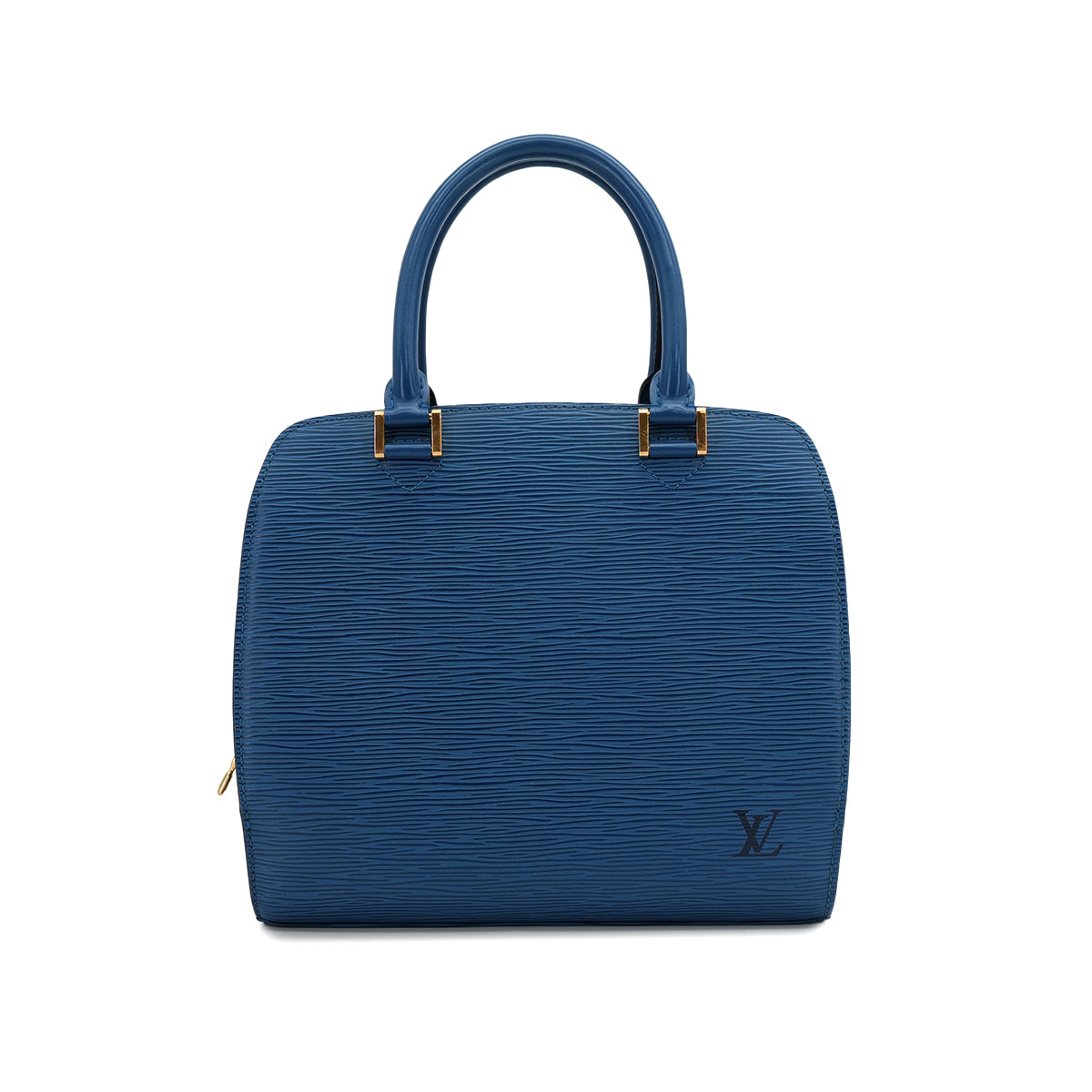 LOUIS VUITTON EPI PONT NEUF HAND BAG LEATHER TOLEDO BLUE M52055 90317183