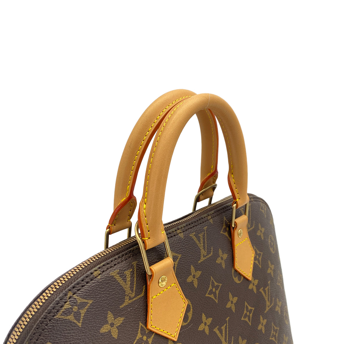 LOUIS VUITTON MONOGRAM ALMA HAND BAG BROWN MONOGRAM CANVAS M51130 90313865