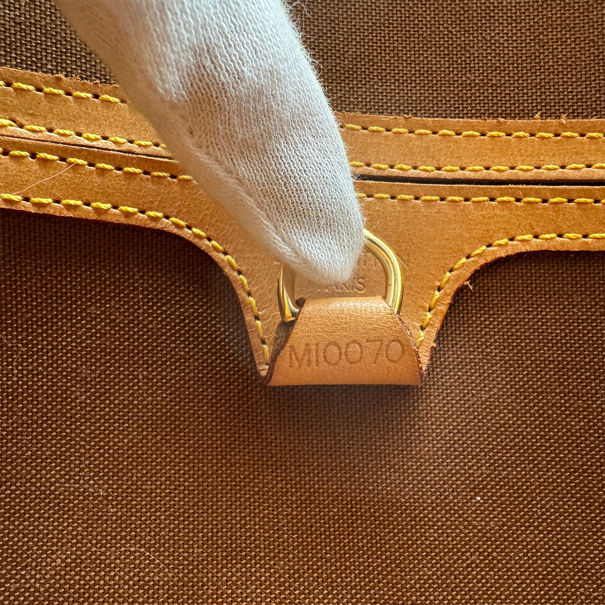 LOUIS VUITTON MONOGRAM ELLIPSE MM HAND BAG BROWN M51126 90319129