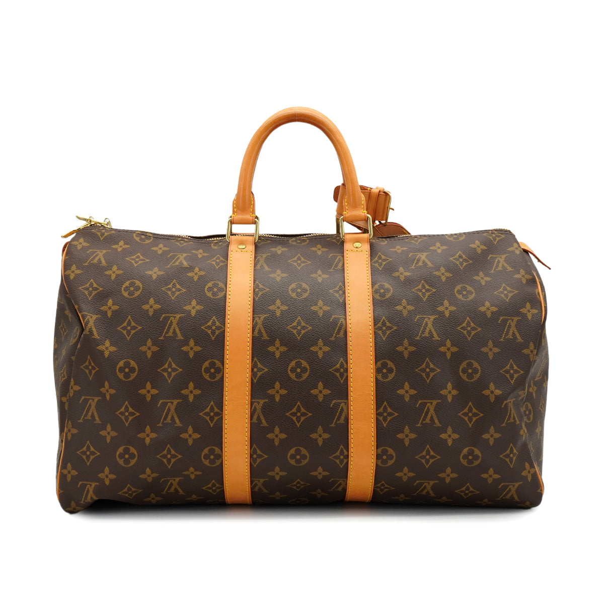 LOUIS VUITTON MONOGRAM KEEPALL 45 LUGGAGE BROWN M41428 90328689
