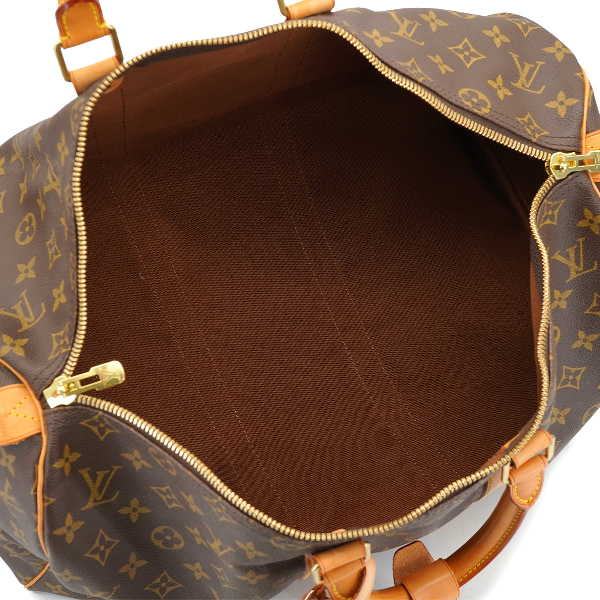 LOUIS VUITTON MONOGRAM KEEPALL 45 LUGGAGE BROWN M41428 90328689