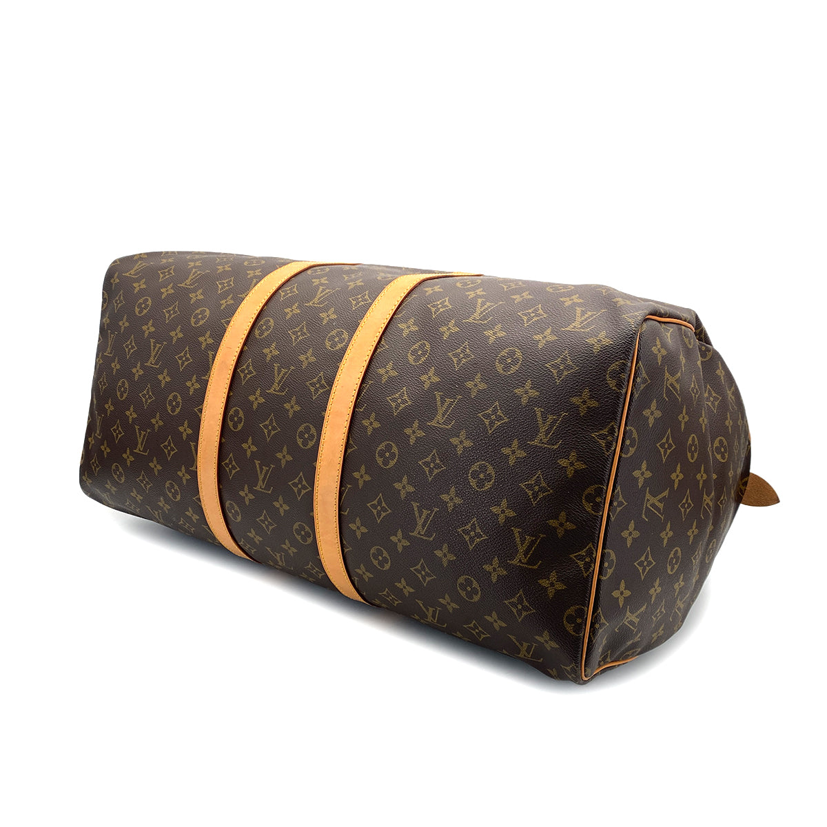 LOUIS VUITTON MONOGRAM KEEPALL 55 LUGGAGE BROWN M41424 90320173
