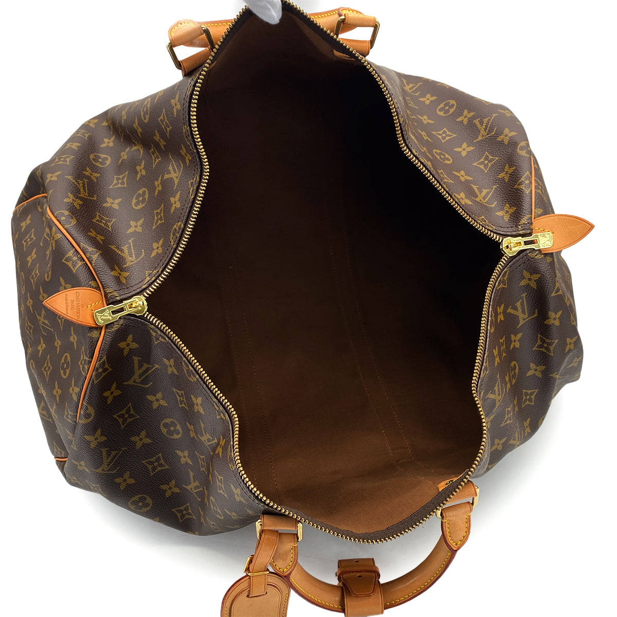 LOUIS VUITTON MONOGRAM KEEPALL 55 LUGGAGE BROWN M41424 90325943