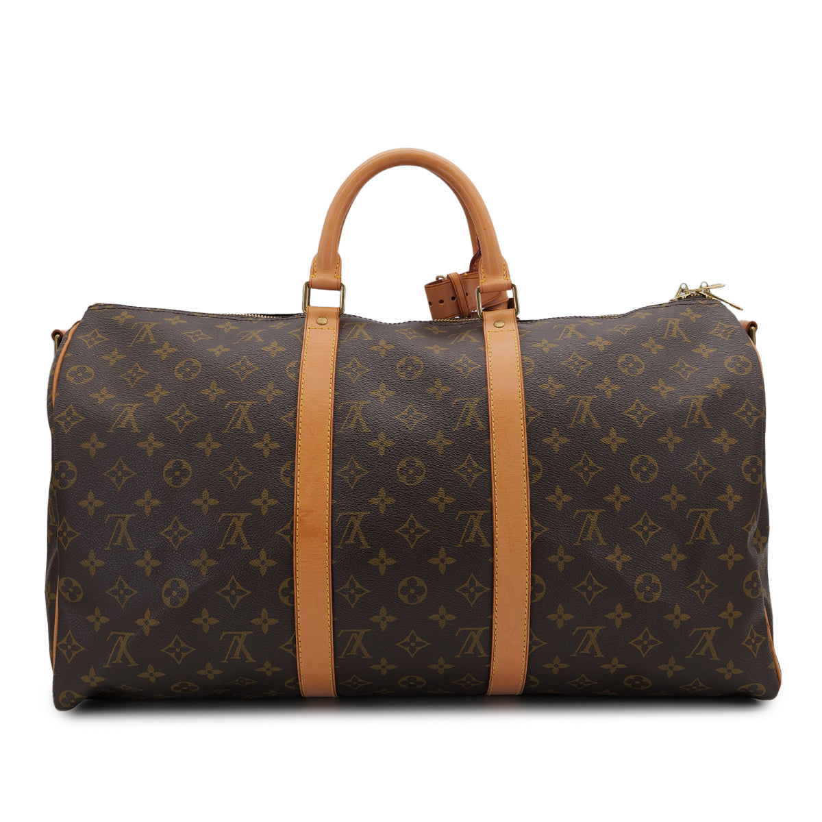 LOUIS VUITTON MONOGRAM KEEPALL BANDOULIERE 50 LUGGAGE BROWN M41416 90325322