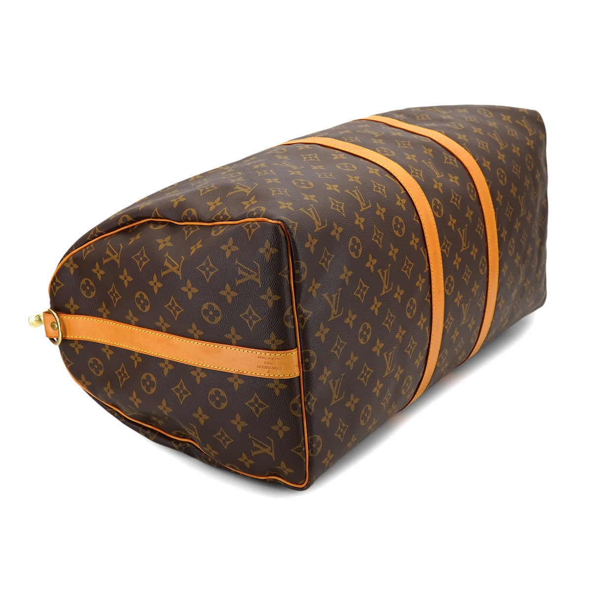 LOUIS VUITTON MONOGRAM KEEPALL BANDOULIERE 55 LUGGAGE BROWN M41414 90327887