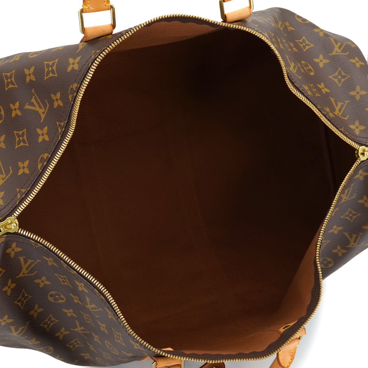 LOUIS VUITTON MONOGRAM KEEPALL BANDOULIERE 55 LUGGAGE BROWN M41414 90327887