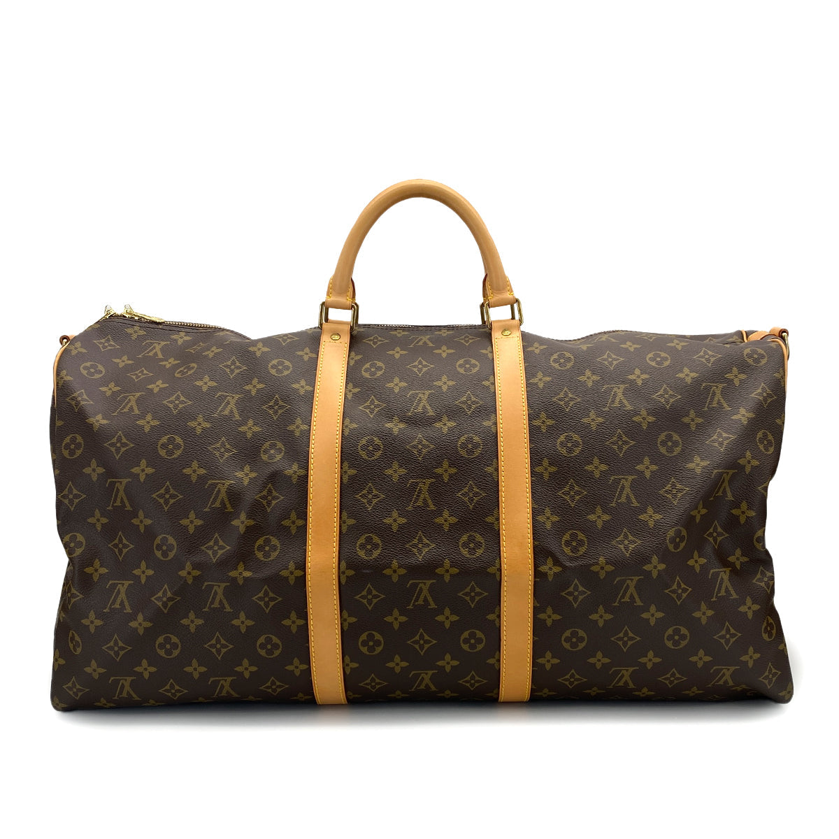 LOUIS VUITTON MONOGRAM KEEPALL BANDOULIERE 60 LUGGAGE BROWN M41412 90313861