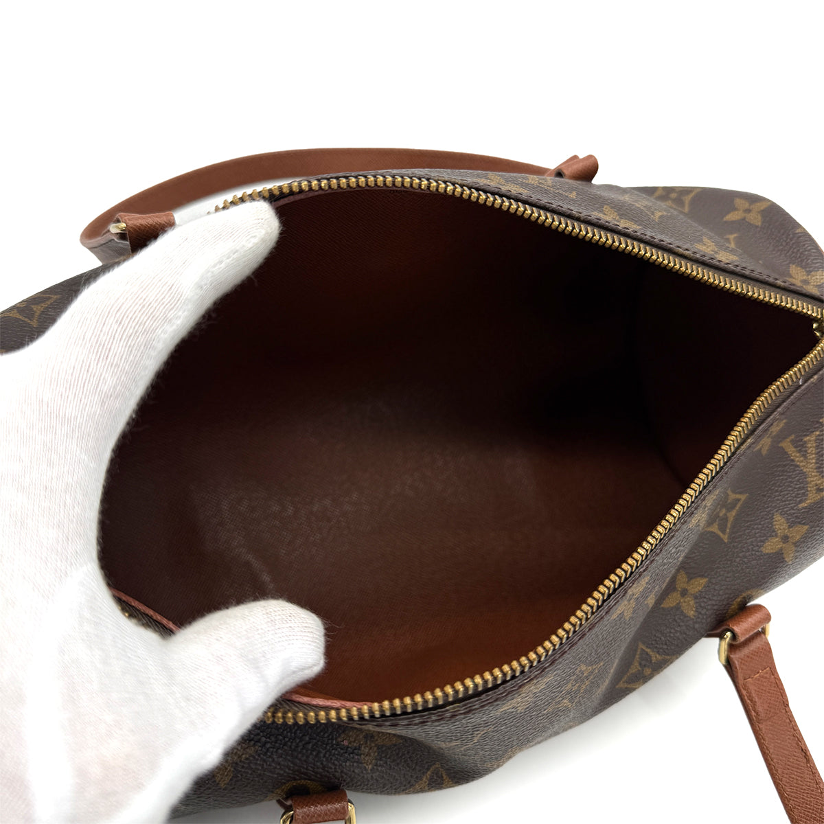 LOUIS VUITTON MONOGRAM PAPILLON 30 HAND BAG BROWN M51365 90312611