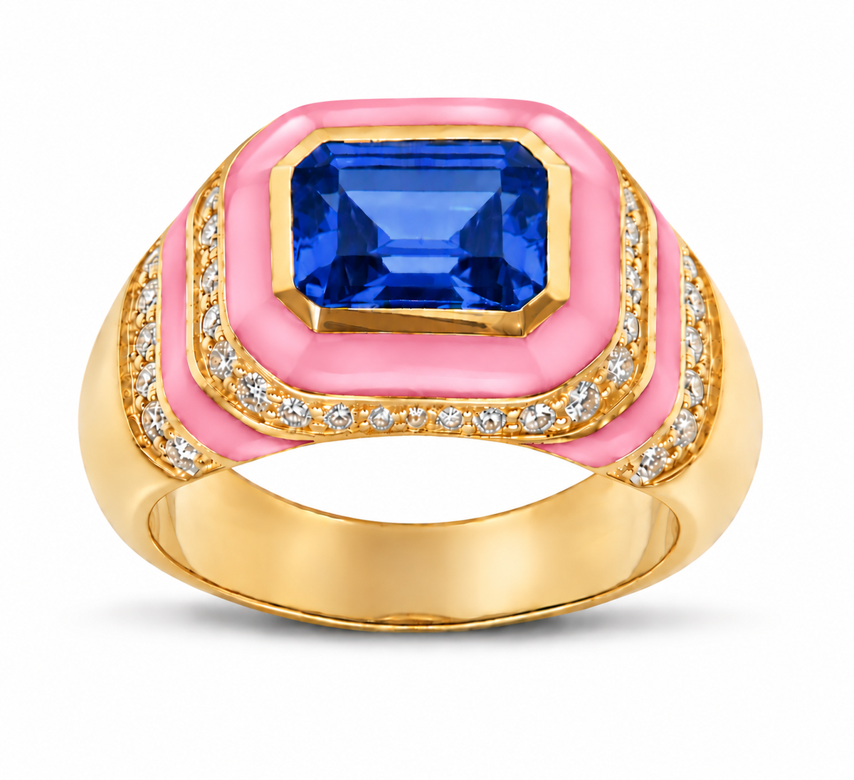 Kyma Dome Ring 18K Yellow Gold THOA001