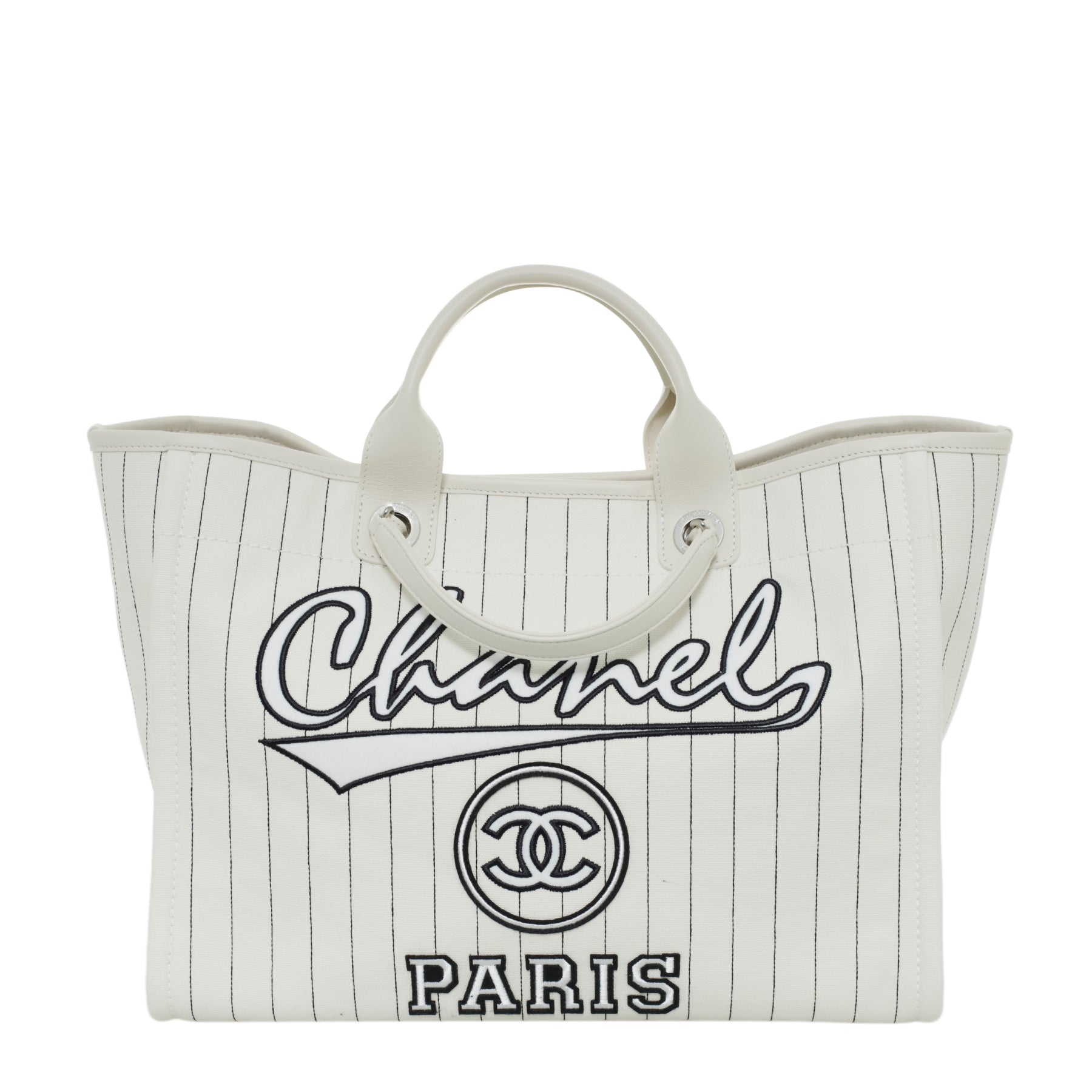 Chanel 23P Medium Deauville Stripes Tote Bag CHA11922B