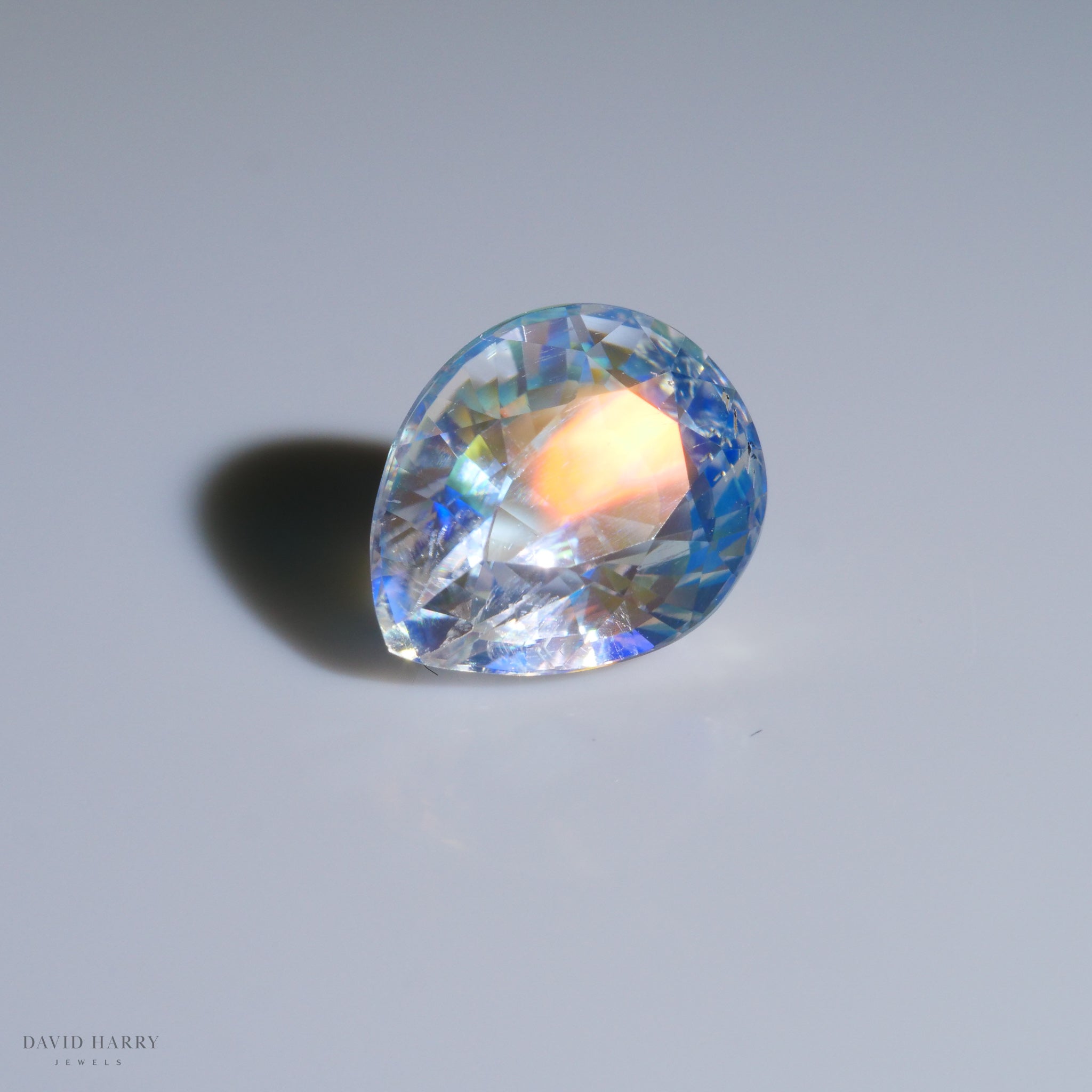 2.09ct Madagascan Rainbow Moonstone pear