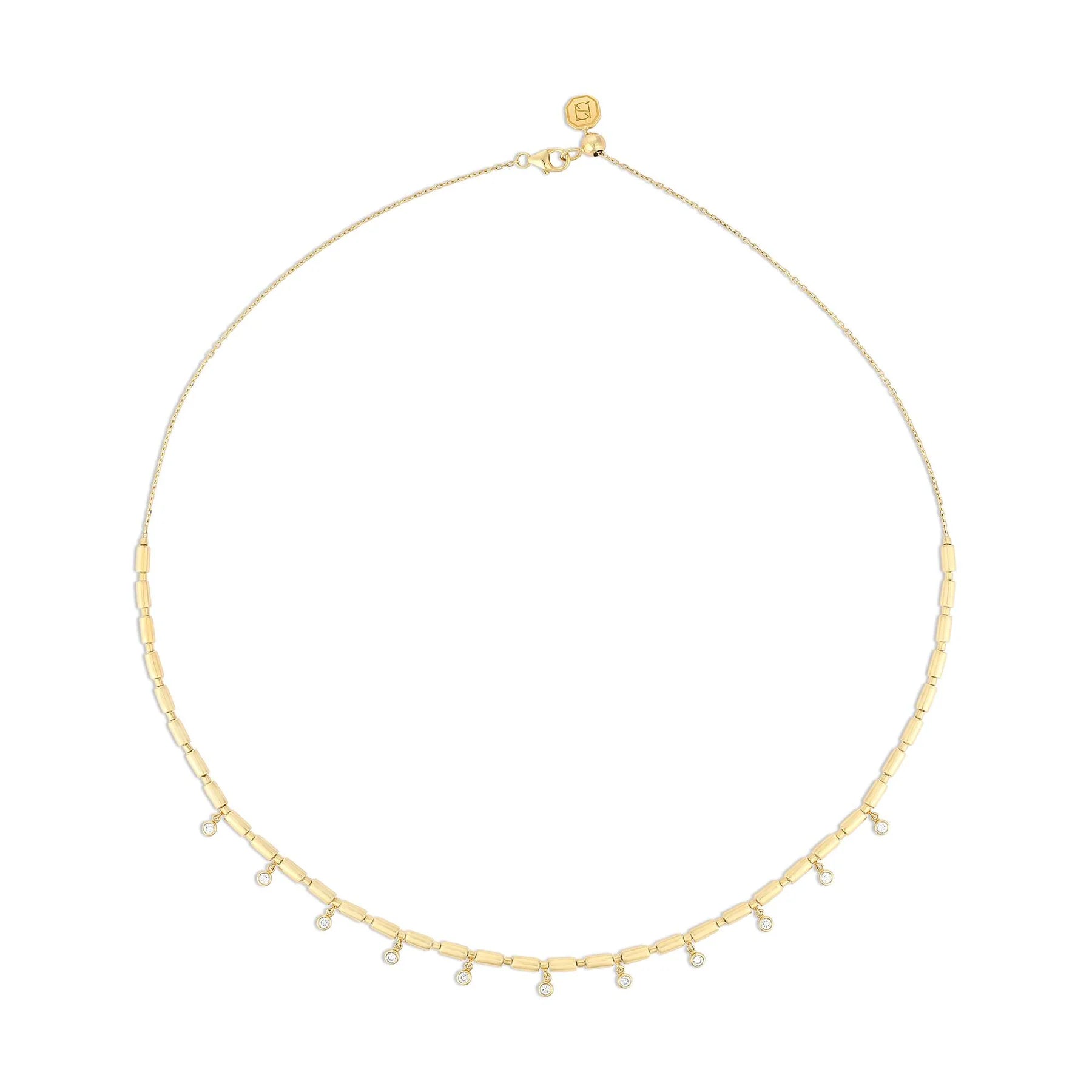 ITERU SCATTERED NECKLACE - YELLOW GOLD NS022EN