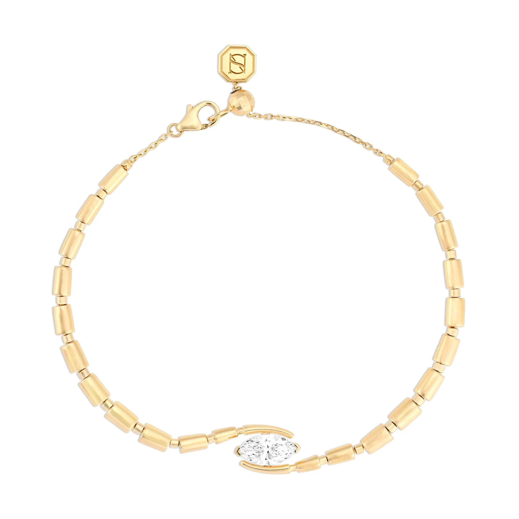 URAEUS BRACELET - YELLOW GOLD NS031EN