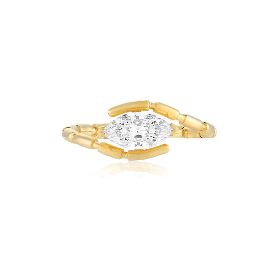 URAEUS RING - YELLOW GOLD NS034EN