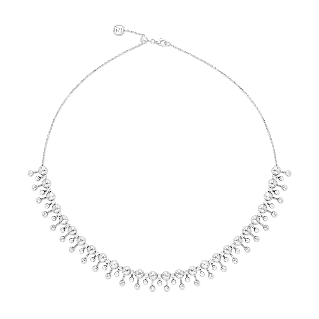 AKARI CHOKER - WHITE GOLD NS4037JP